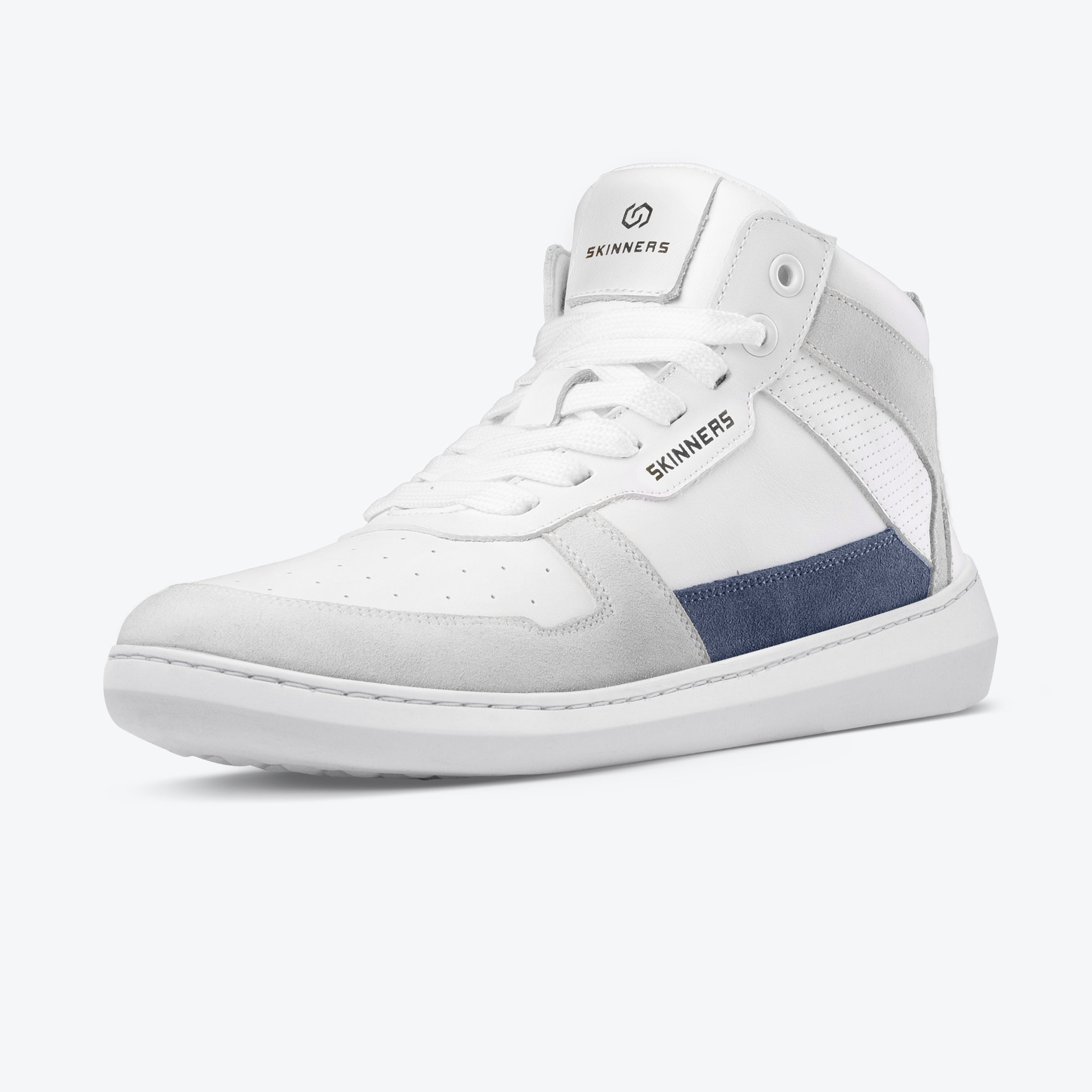 Skinners Oldschooler High Top – Blue/White