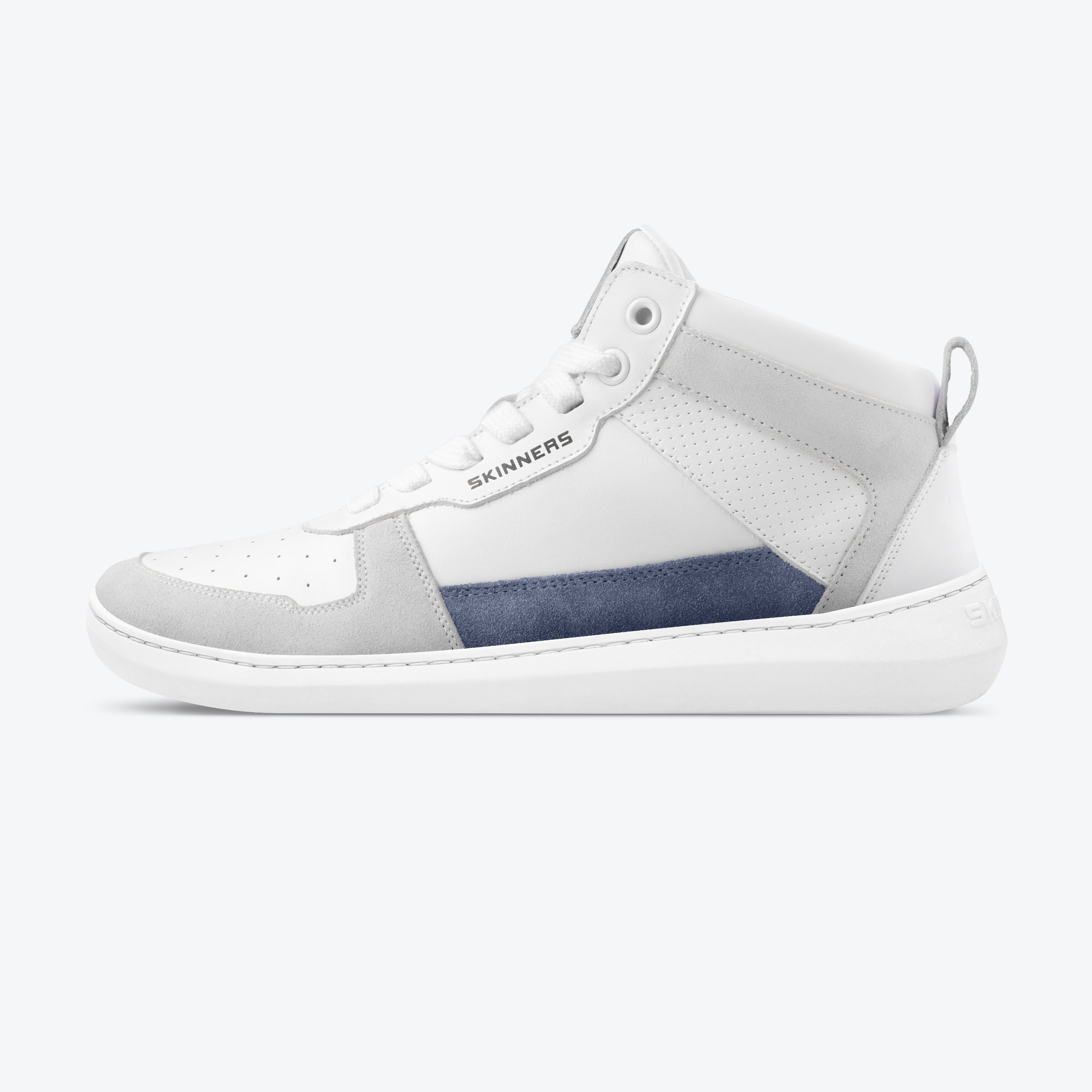 Skinners Oldschooler High Top – Blue/White