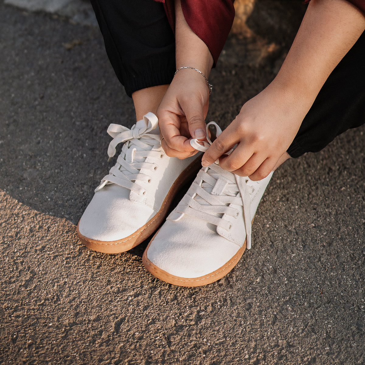 Skinners Wanderer – Off White/Amber