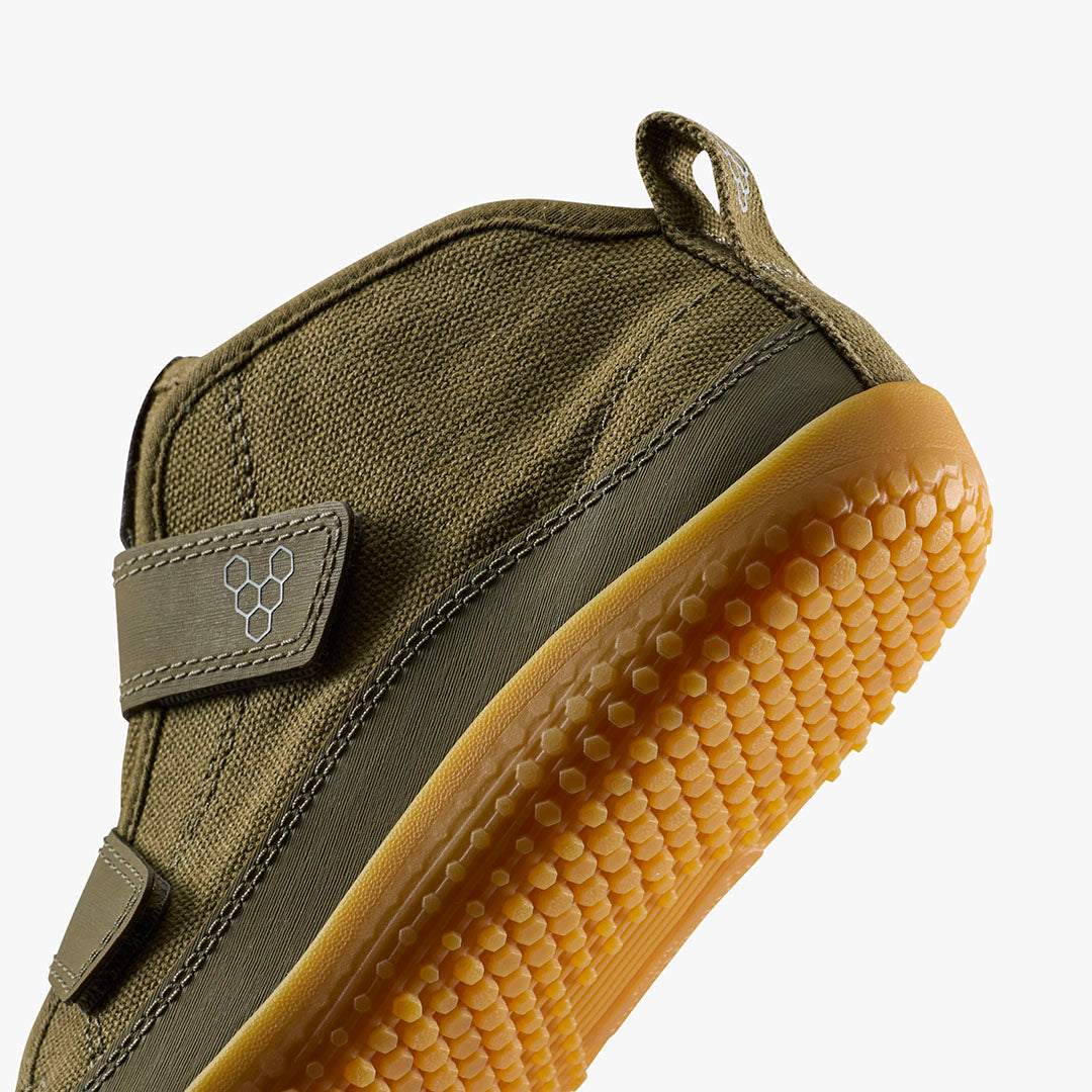 Vivobarefoot Gobi Utility Kids – Dark Olive