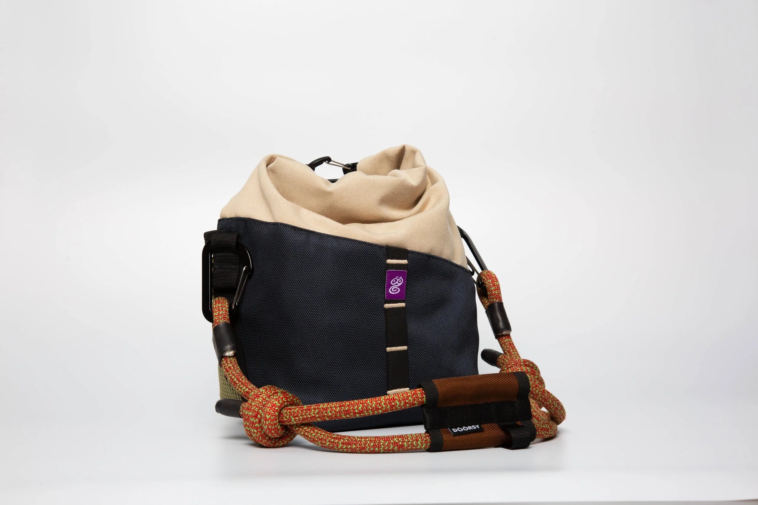 Doorsy Chalk Bag – Navy//Sand