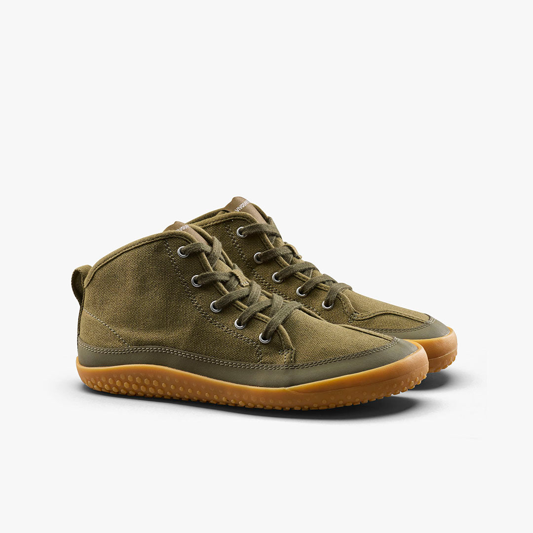Vivobarefoot Gobi Utility Juniors – Dark Olive
