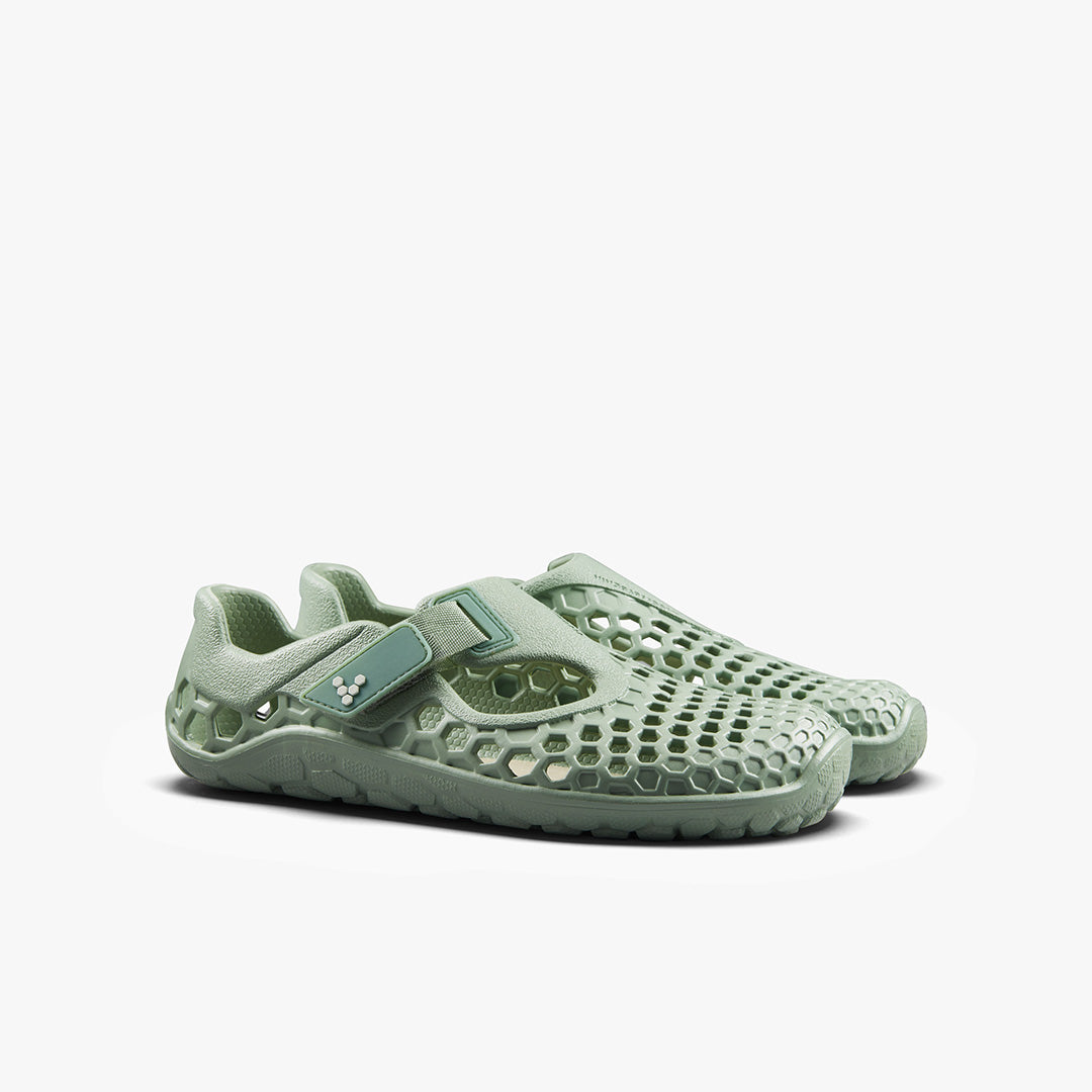 Vivobarefoot Ultra II Juniors – Glacial Green