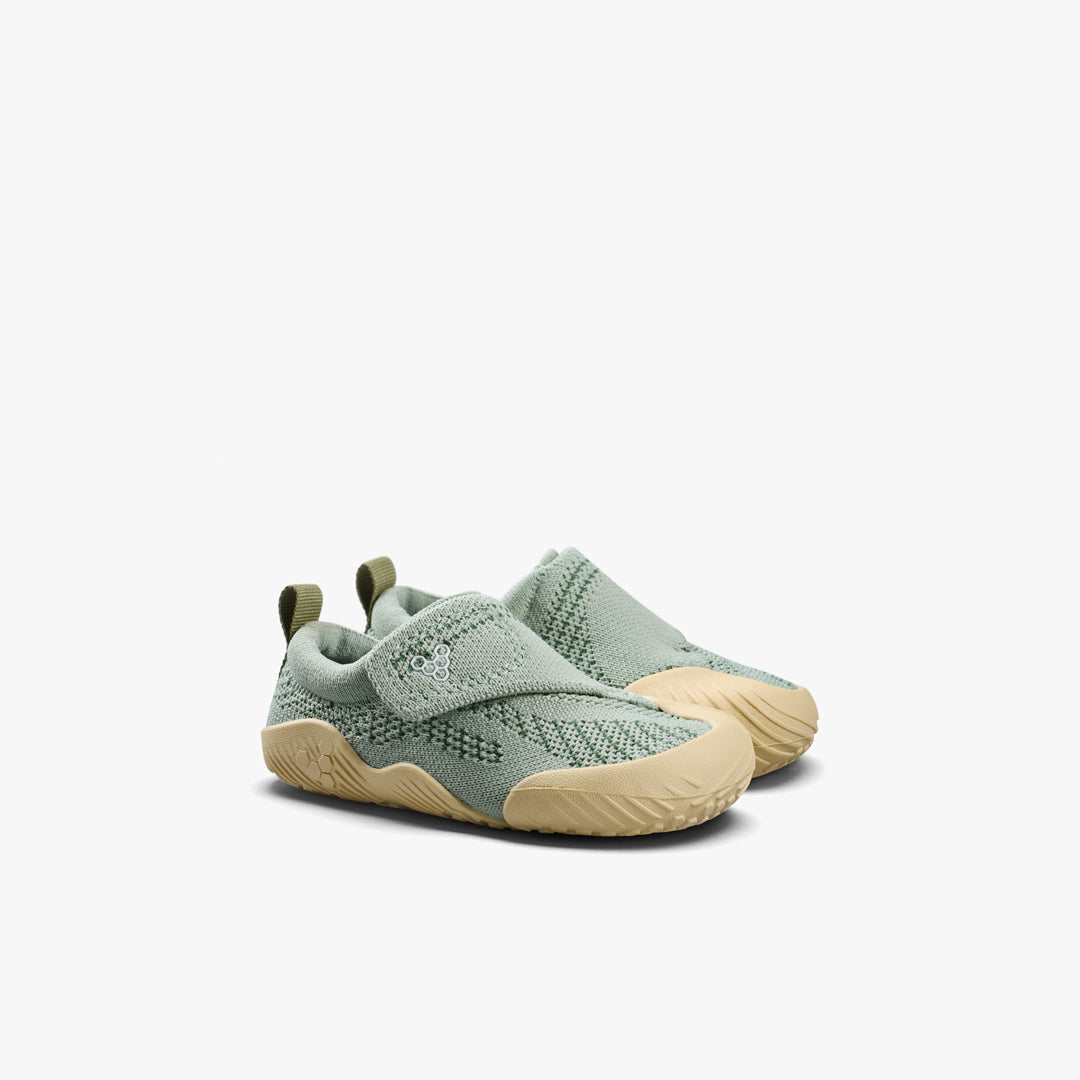 Vivobarefoot Motus Knit Toddlers Glacial Green - pair