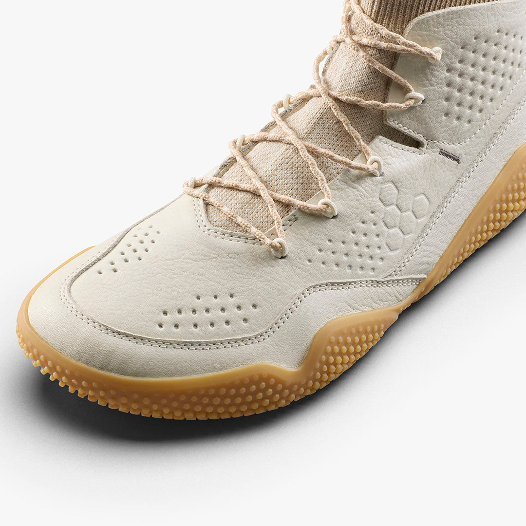 Vivobarefoot Motus Studio Mid Leather Womens – Limestone