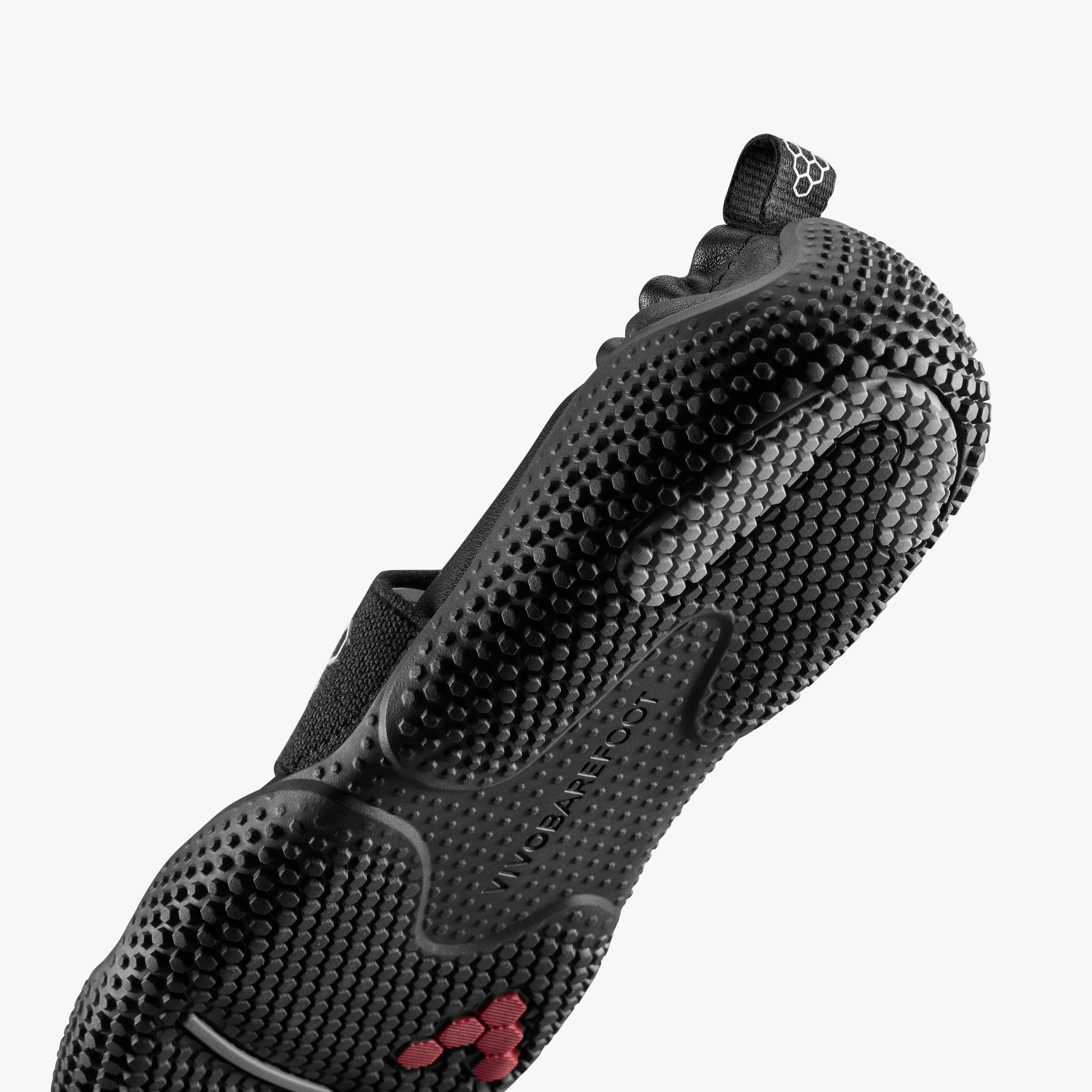 Vivobarefoot Motus Studio Ballet Womens barfodsballerina til kvinder i farven Eclipse, detaljebillede