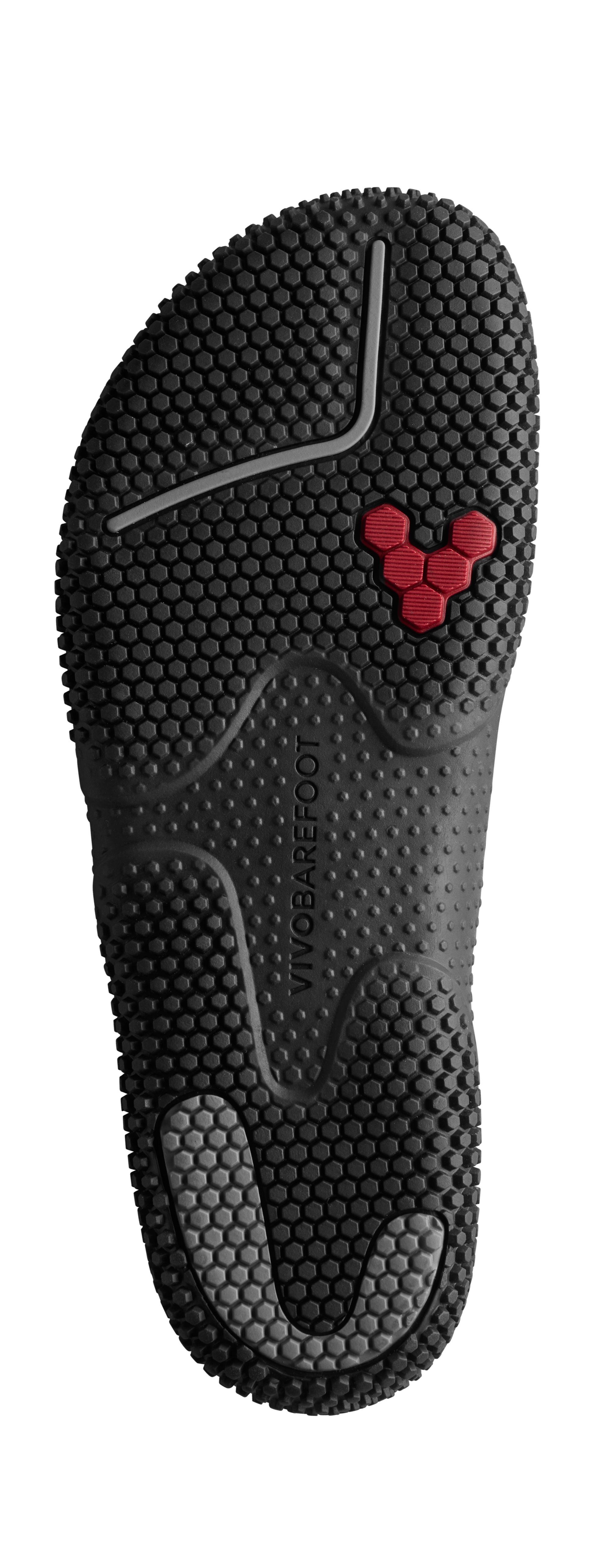Vivobarefoot Motus Studio Ballet Womens barfodsballerina til kvinder i farven Eclipse, yderside af sål