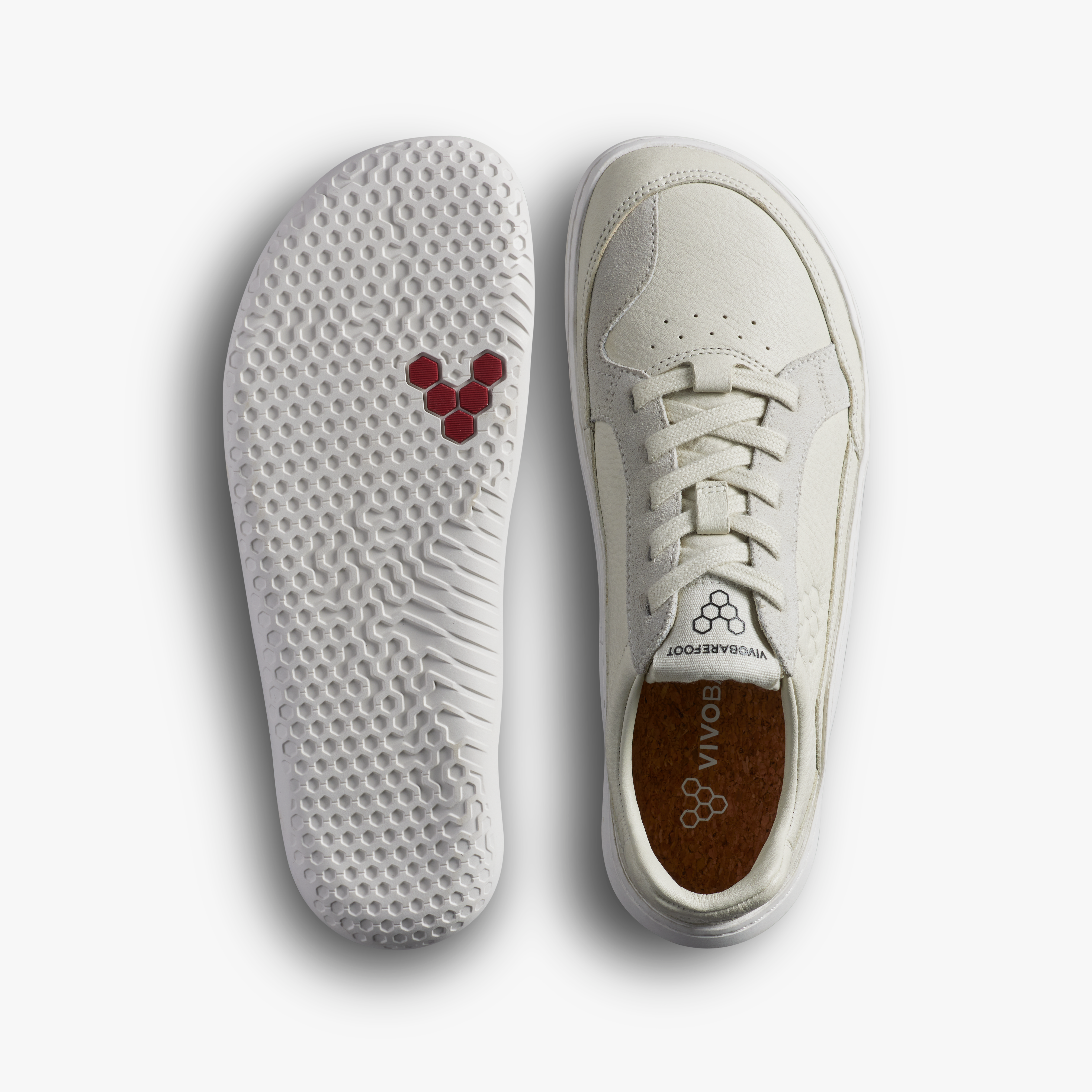 Vivobarefoot Gobi III Sneaker Leather Womens – Limestone – SoleAndTop