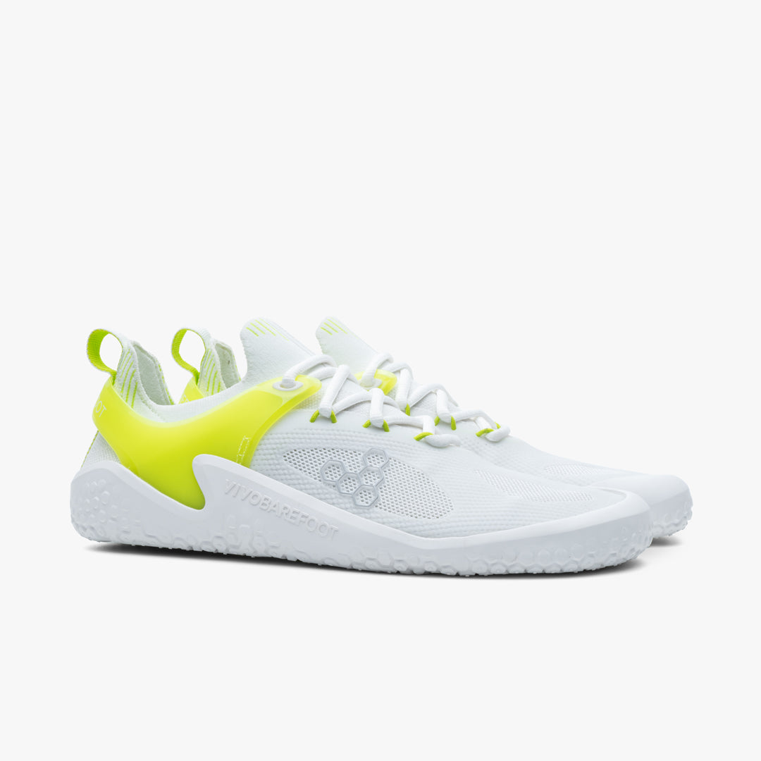 Vivobarefoot Motus Strength Womens – White/Acid Lime