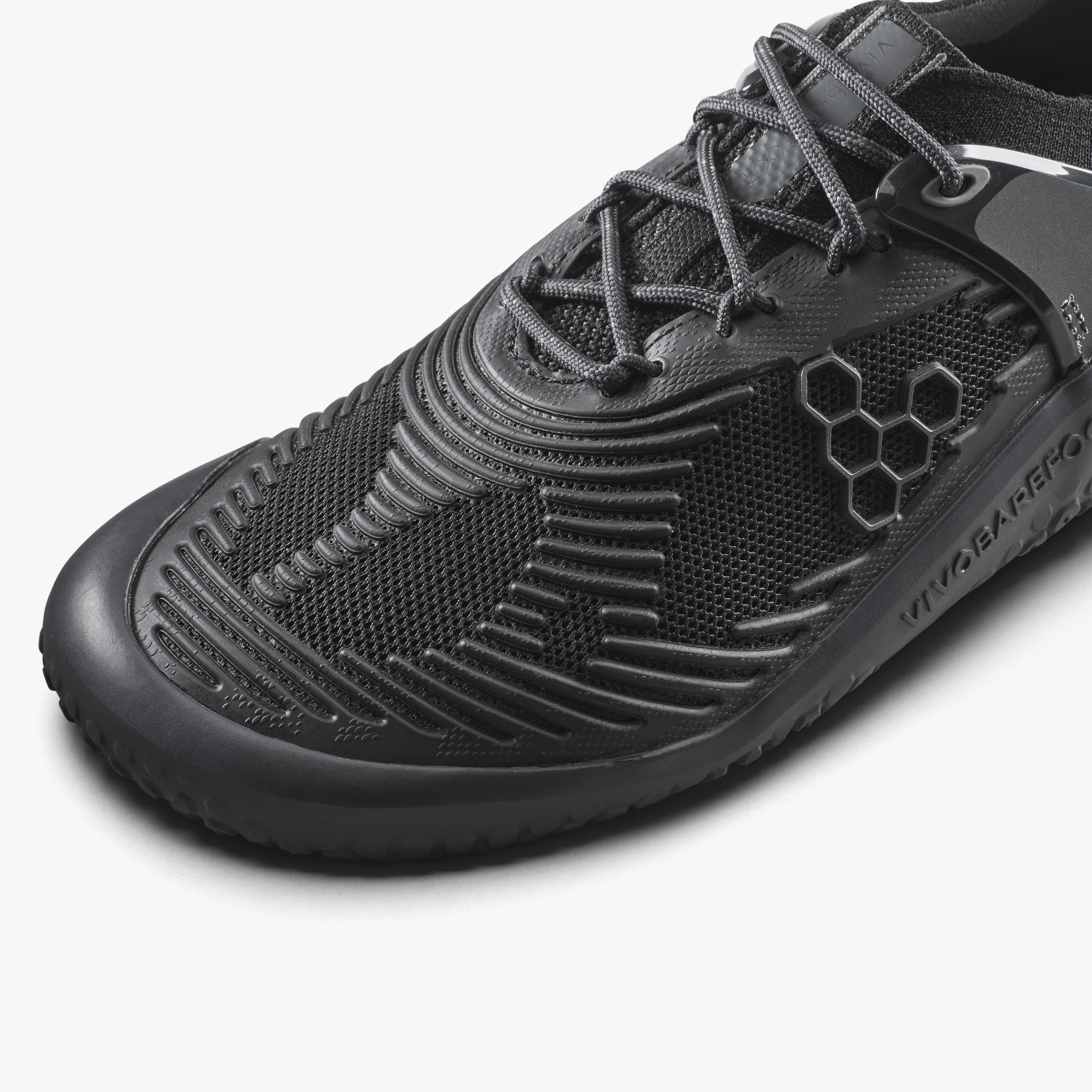Vivobarefoot Motus Strength II Womens Eclipse, detalje nærbillede