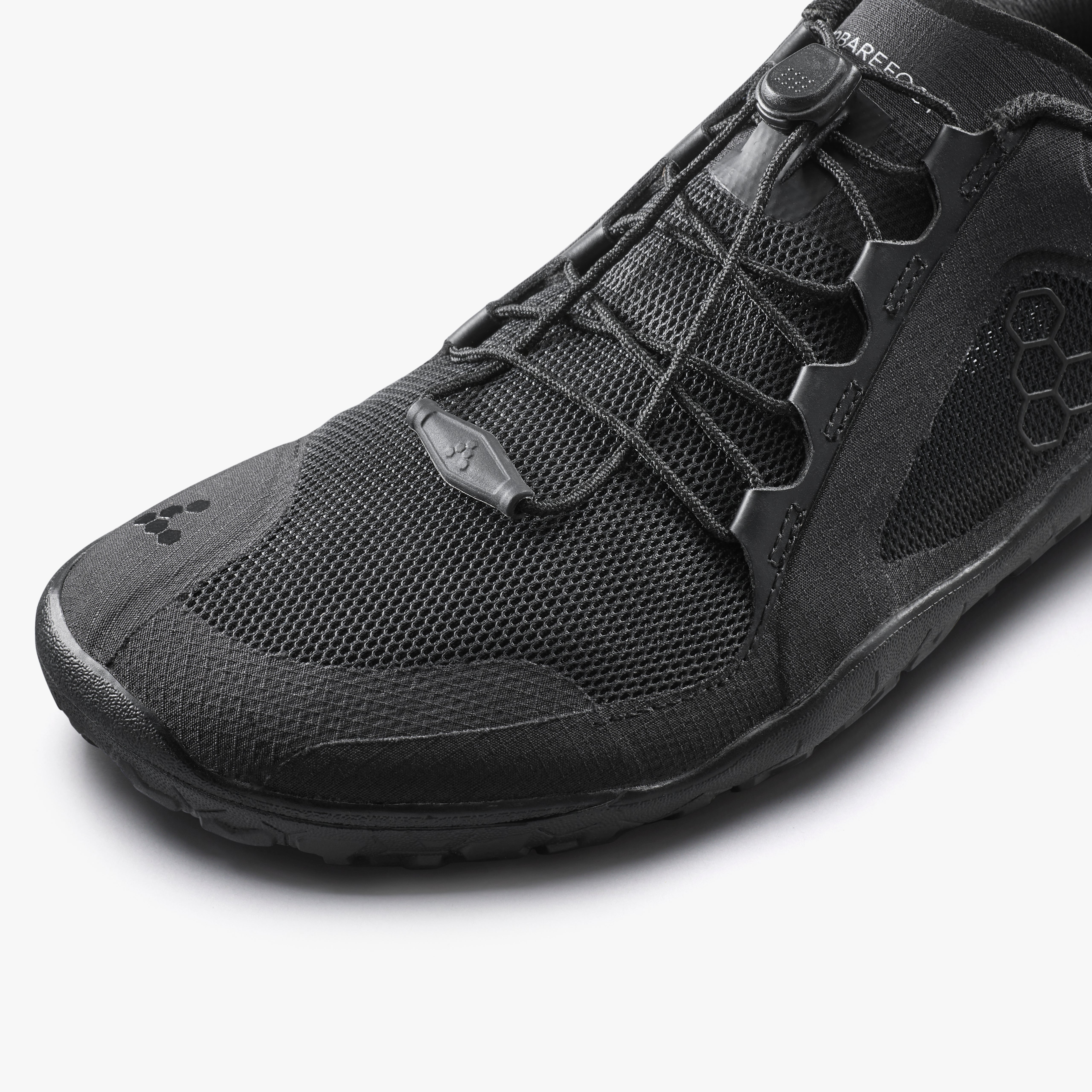 Vivobarefoot Primus Trail FG 3.5 Womens Obsidian, detalje nærbillede
