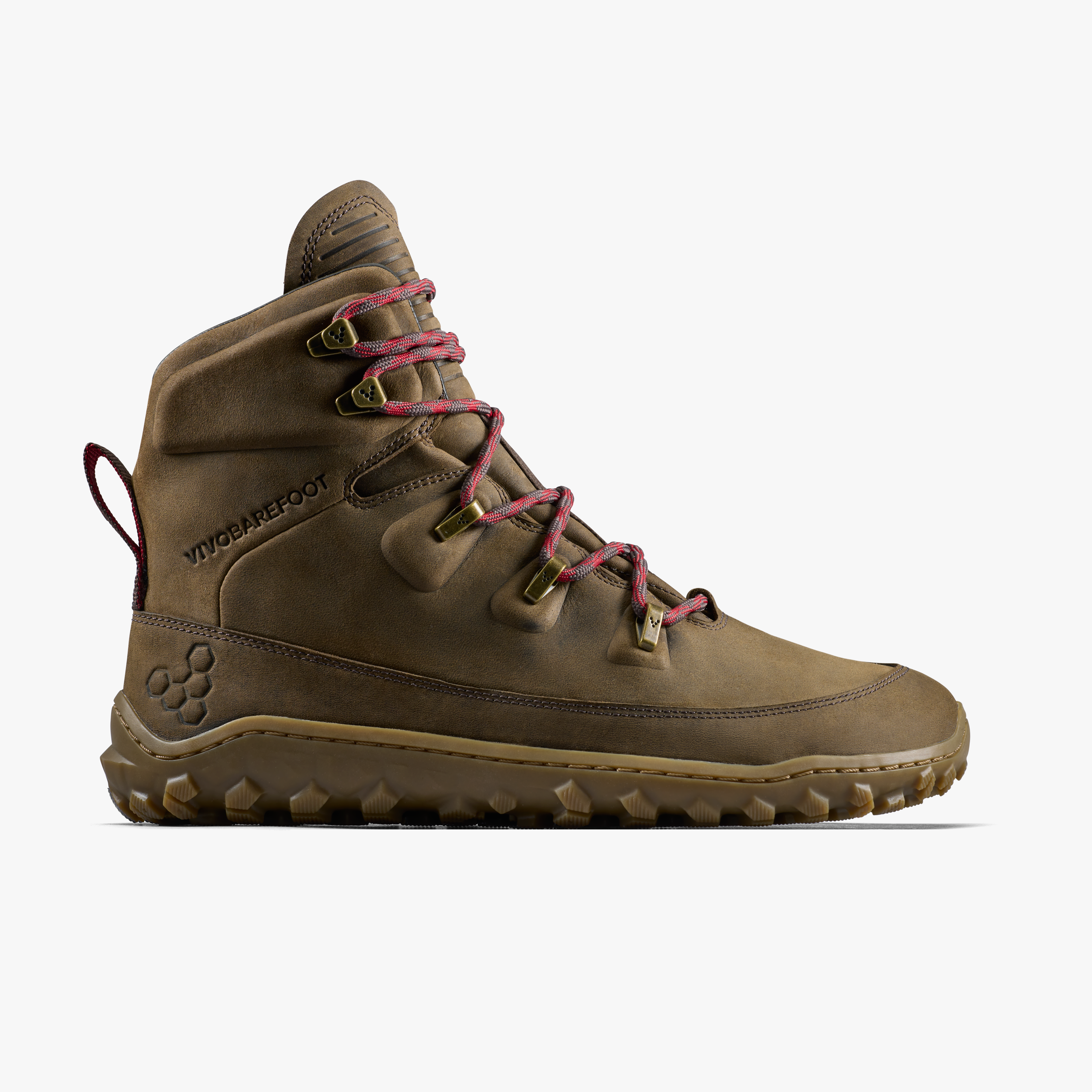 Vivobarefoot Tracker Leather AT II Womens Bracken, set fra siden