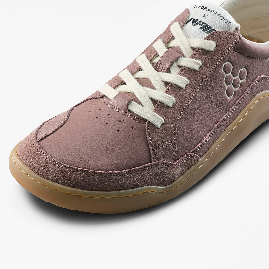 Vivobarefoot Gobi II Sneaker Premium Leather Womens – Twilight Mauve