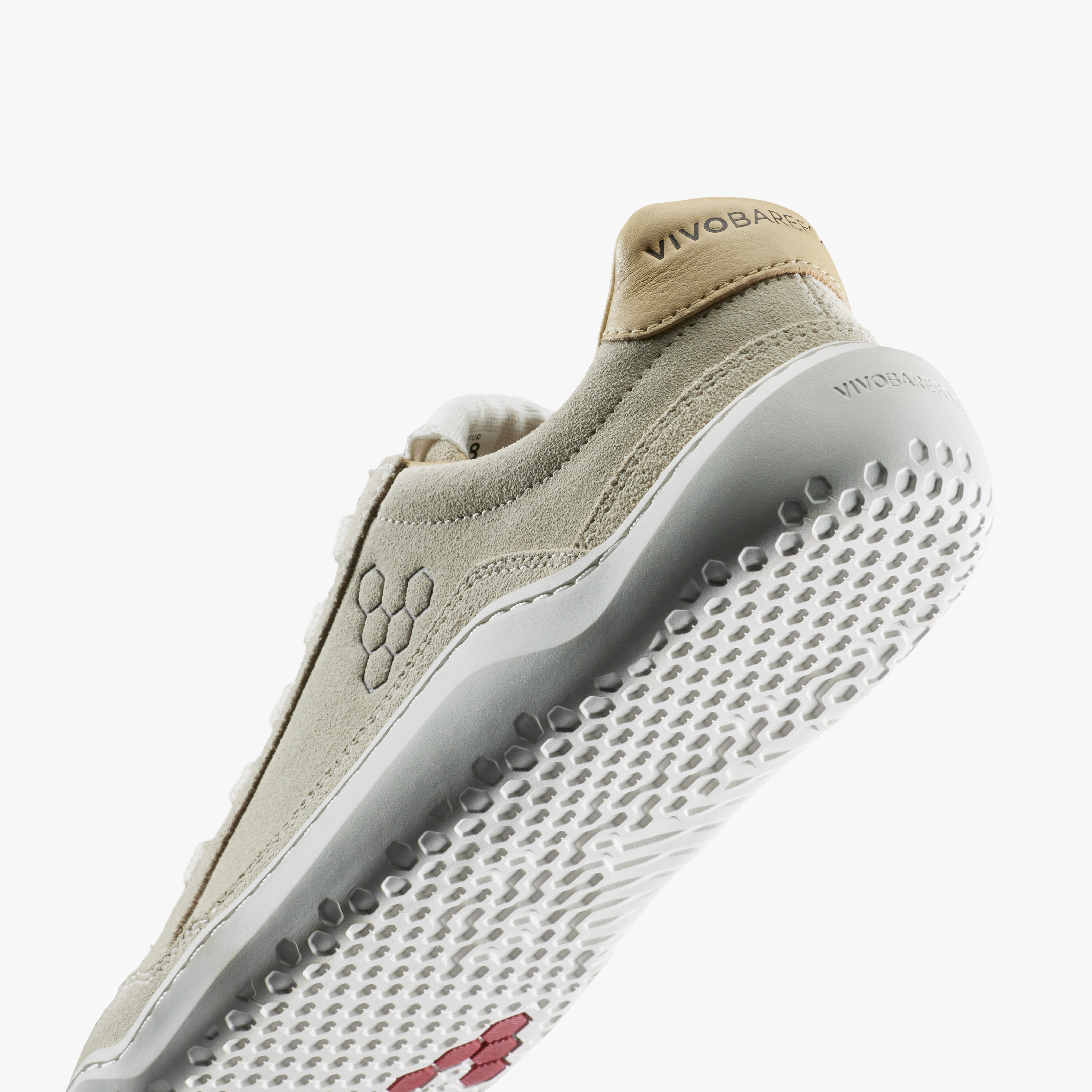 Vivobarefoot Gobi III Sneaker Leather Mens – Sand/Fig – Closeup2