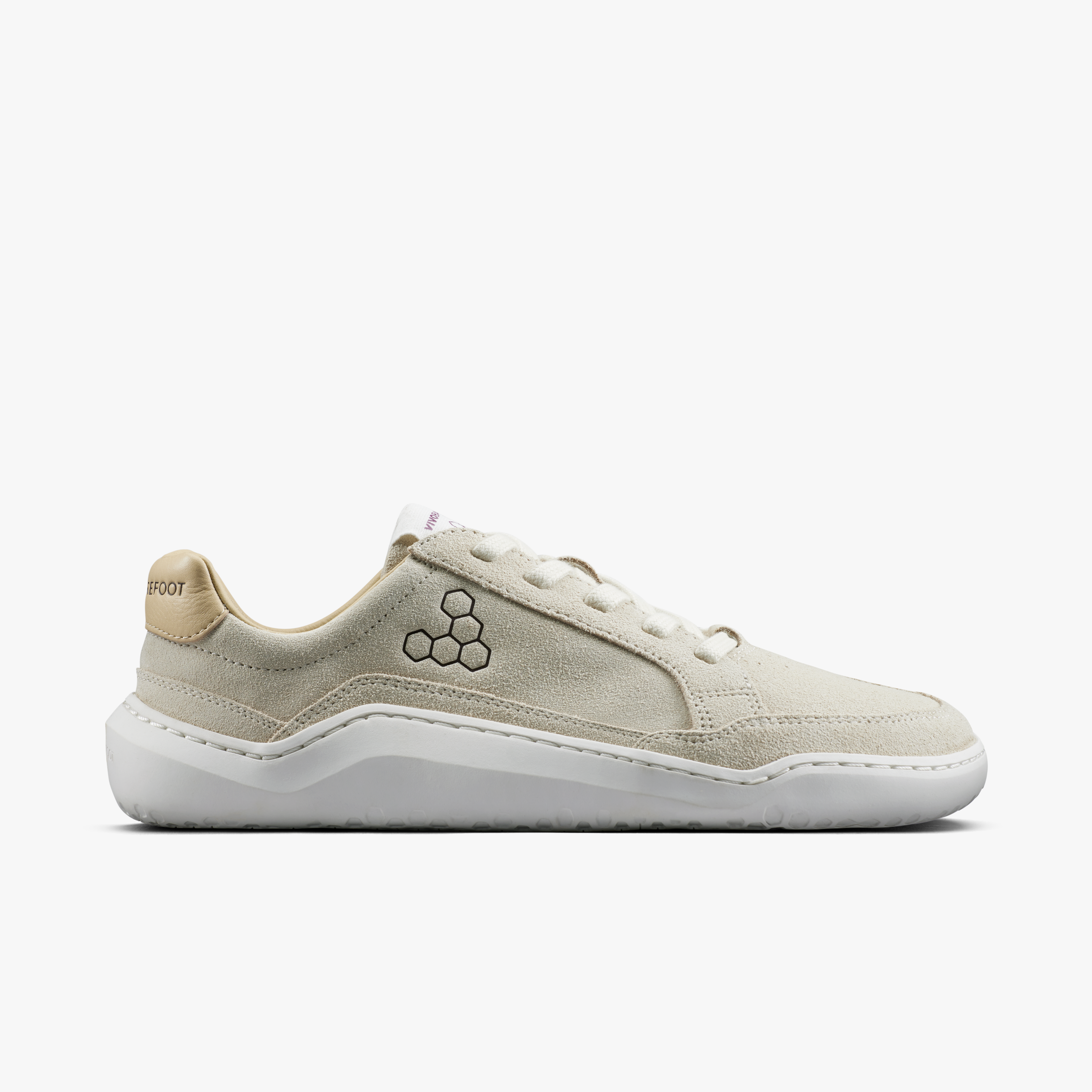 Vivobarefoot Gobi III Sneaker Leather Mens – Sand/Fig – Side