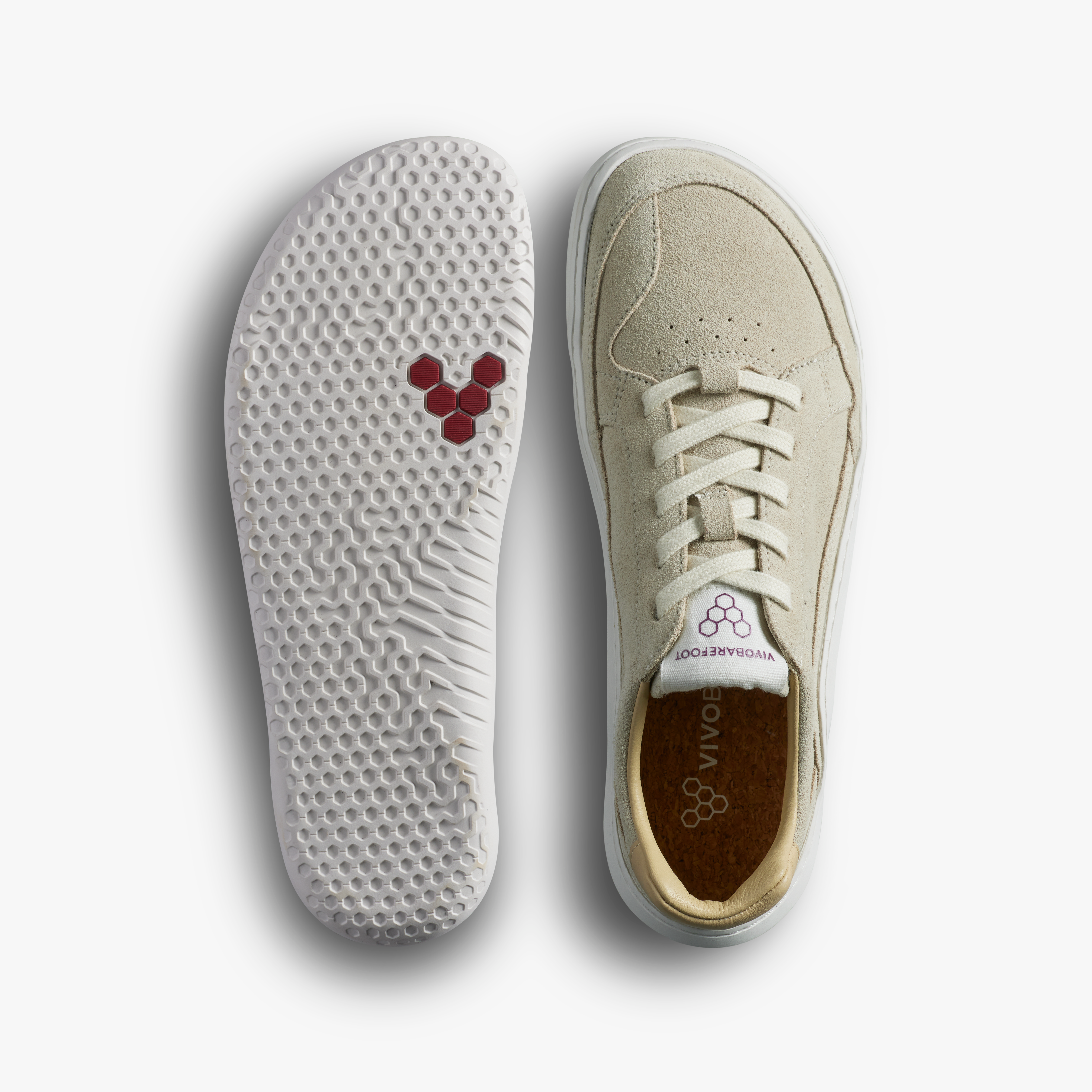 Vivobarefoot Gobi III Sneaker Leather Mens – Sand/Fig – SoleAndTop