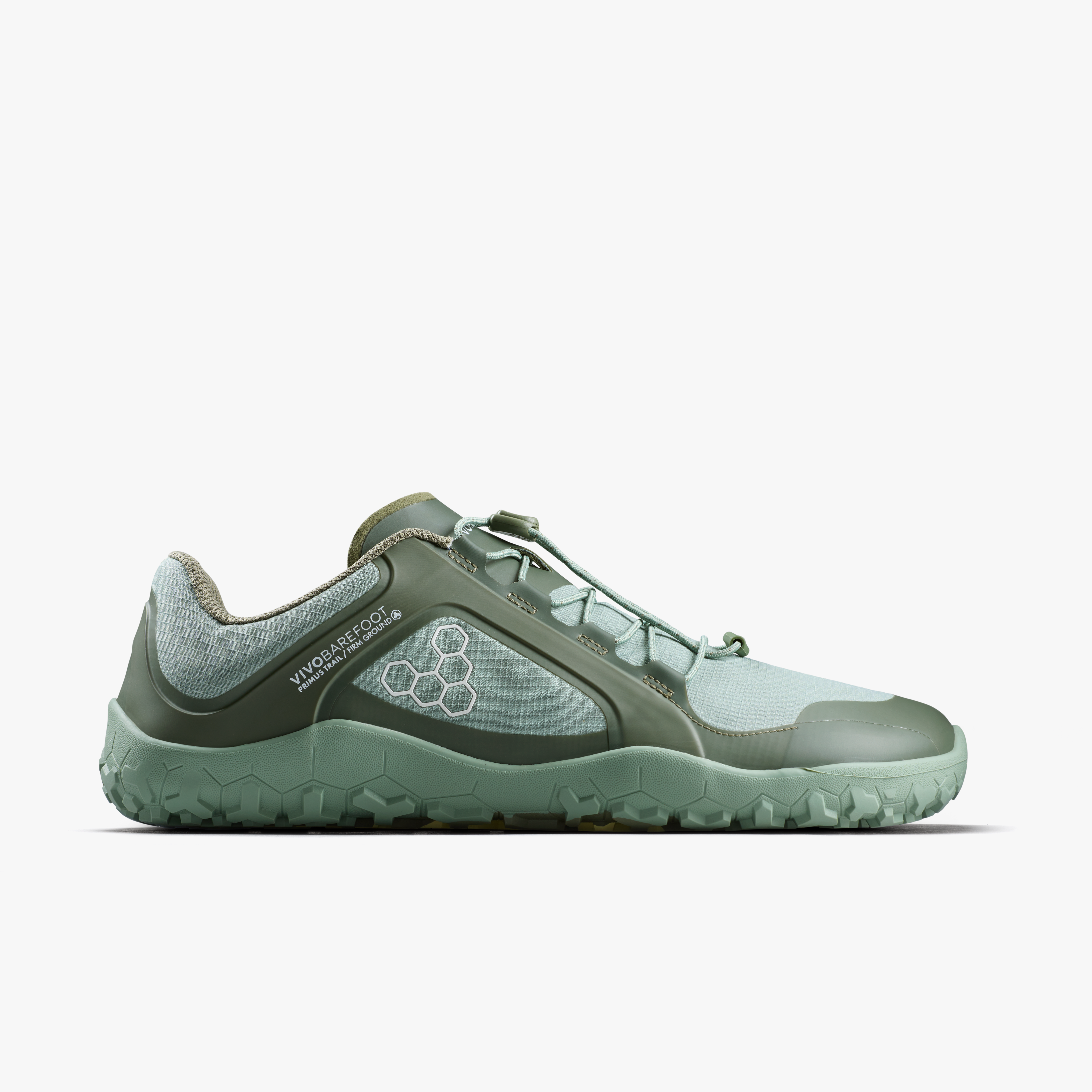 Vivobarefoot Primus Trail III All Weather FG Womens Moss, set fra siden