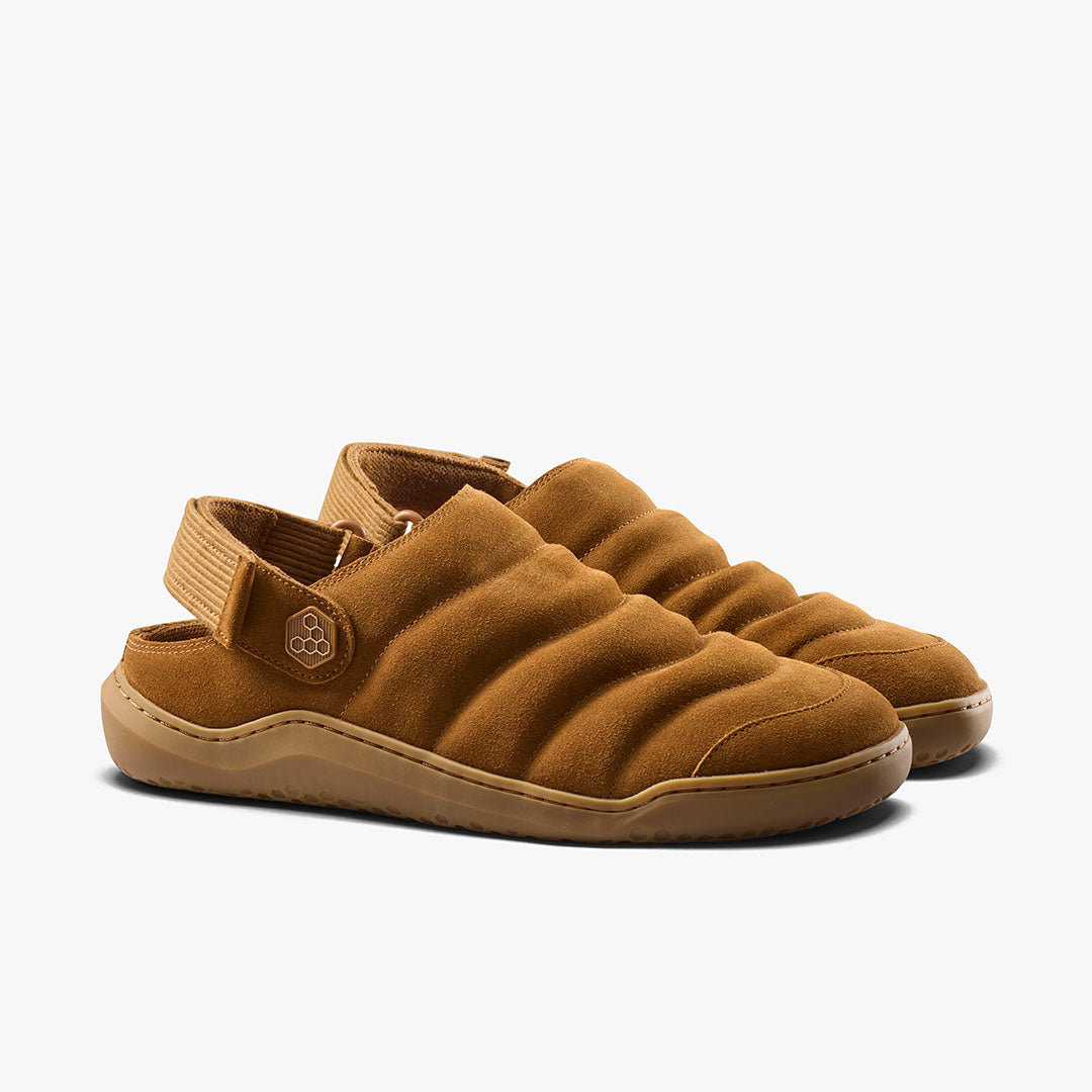 Vivobarefoot Gobi Wavey Mule Mens – Tan