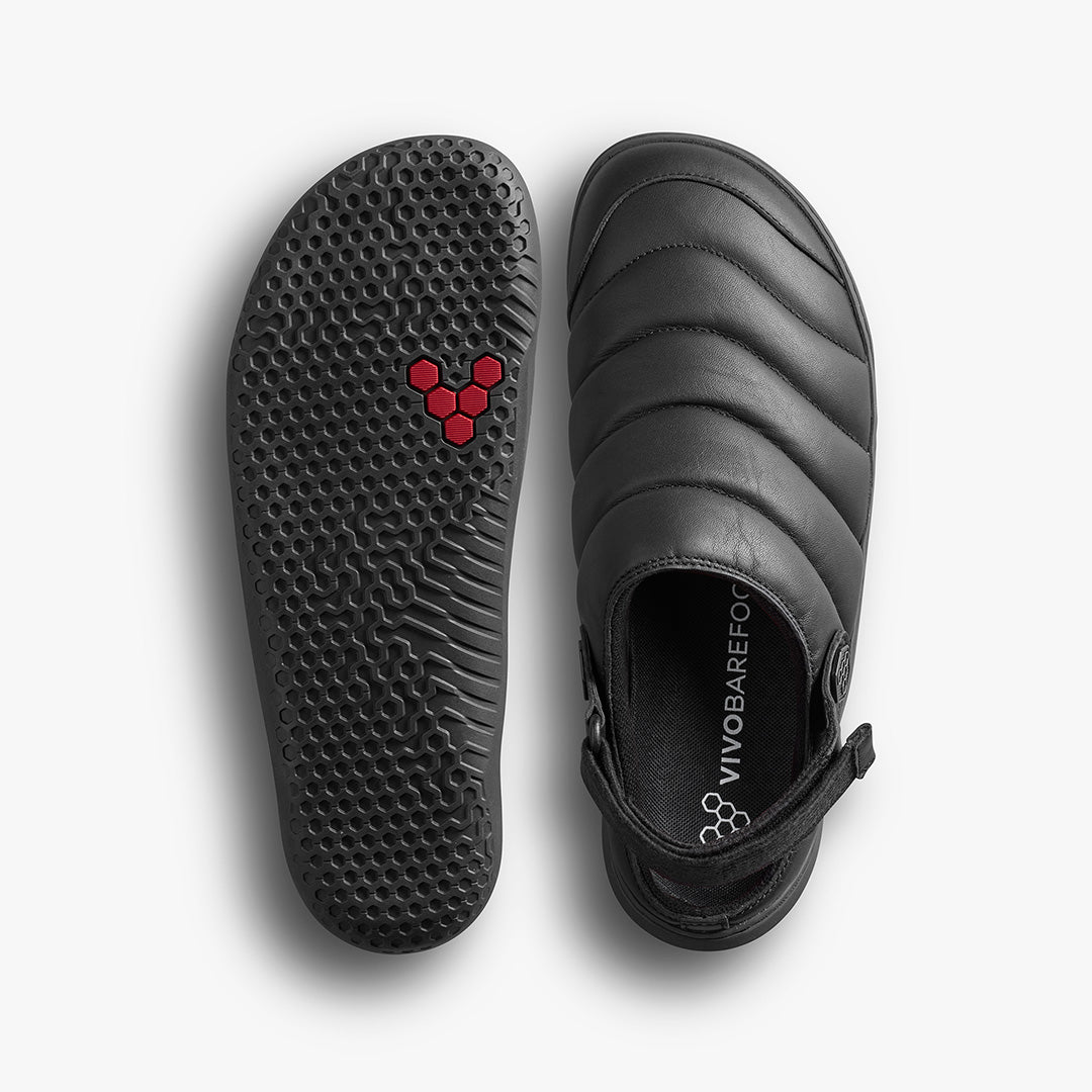 Vivobarefoot Gobi Wavey Mule Mens – Obsidian