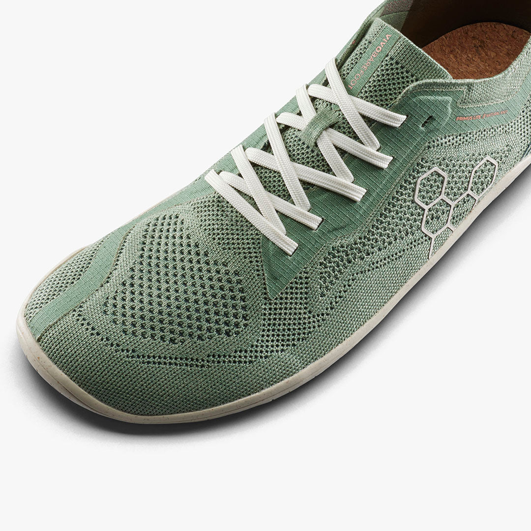 Vivobarefoot Primus Lite Knit Natural Mens – Dusty Green