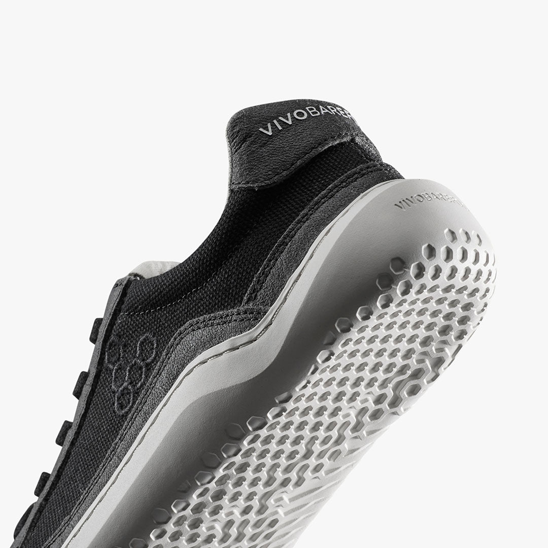Vivobarefoot Gobi II Sneaker Premium Canvas Mens – Obsidian