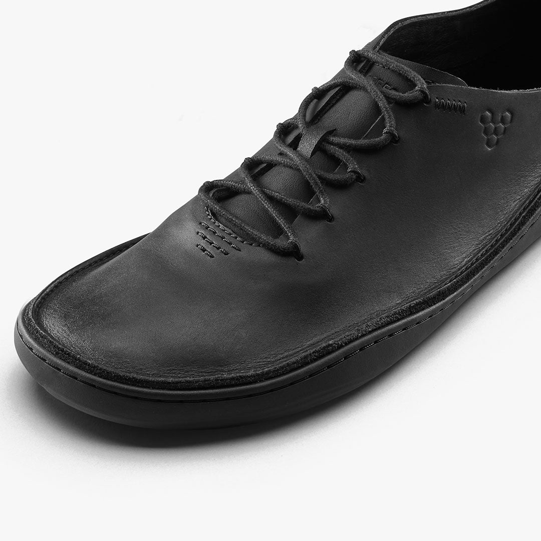 Vivobarefoot Sensus Moc Lace Up Leather Mens – Obsidian