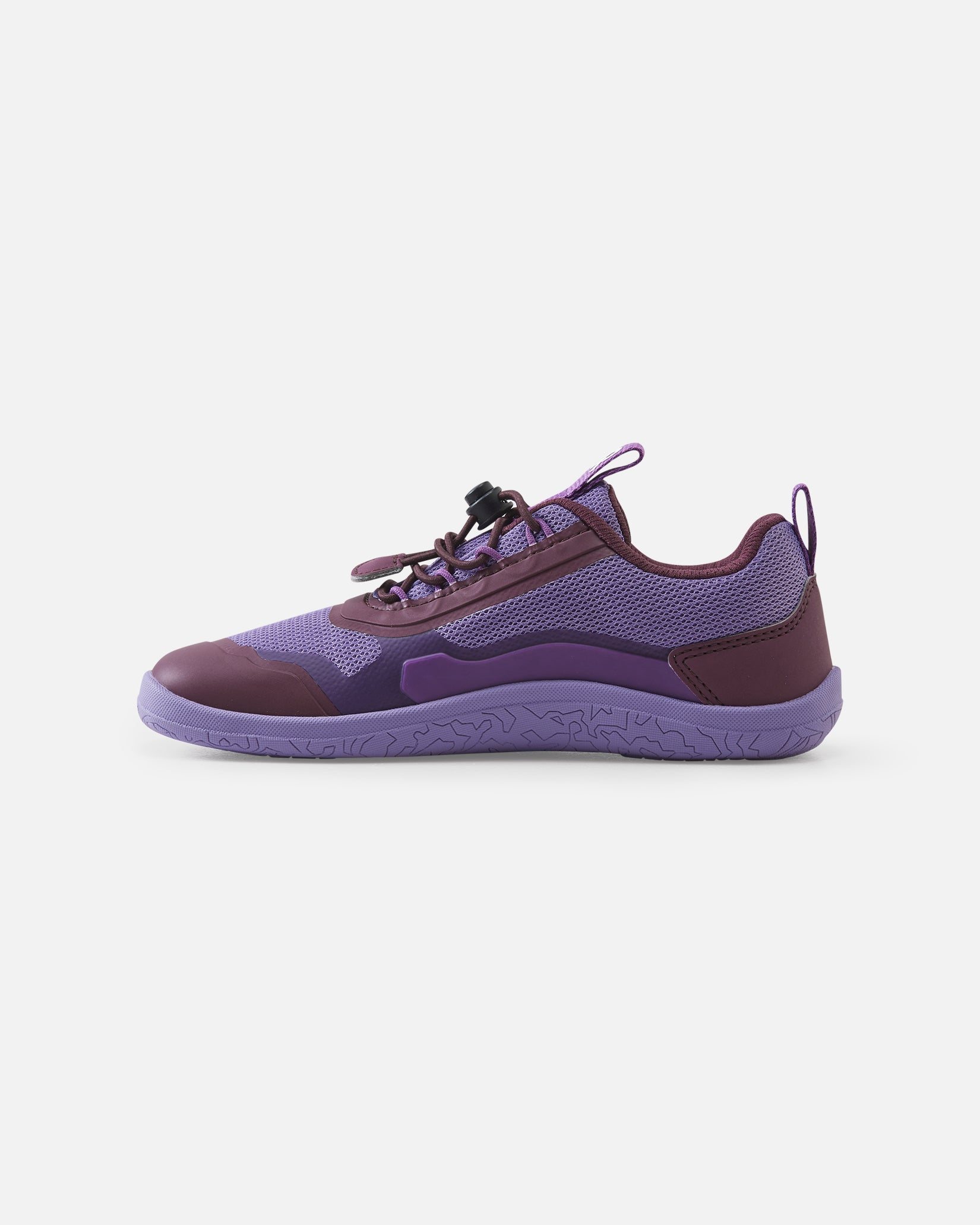 Reima Tallustelu barfodssko til børn i Misty Violet, set fra den modsatte side