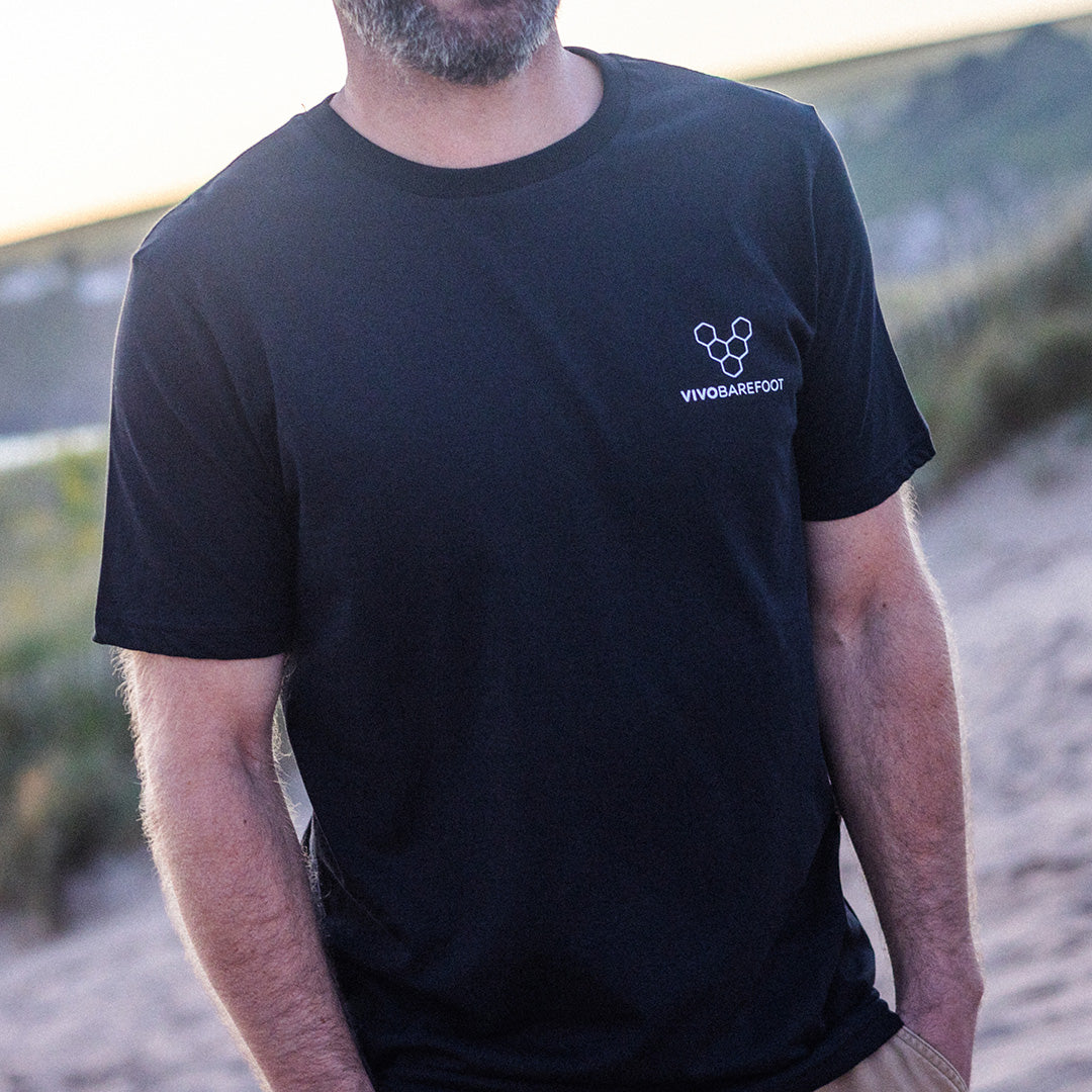 Vivobarefoot T-Shirt Unisex – Black