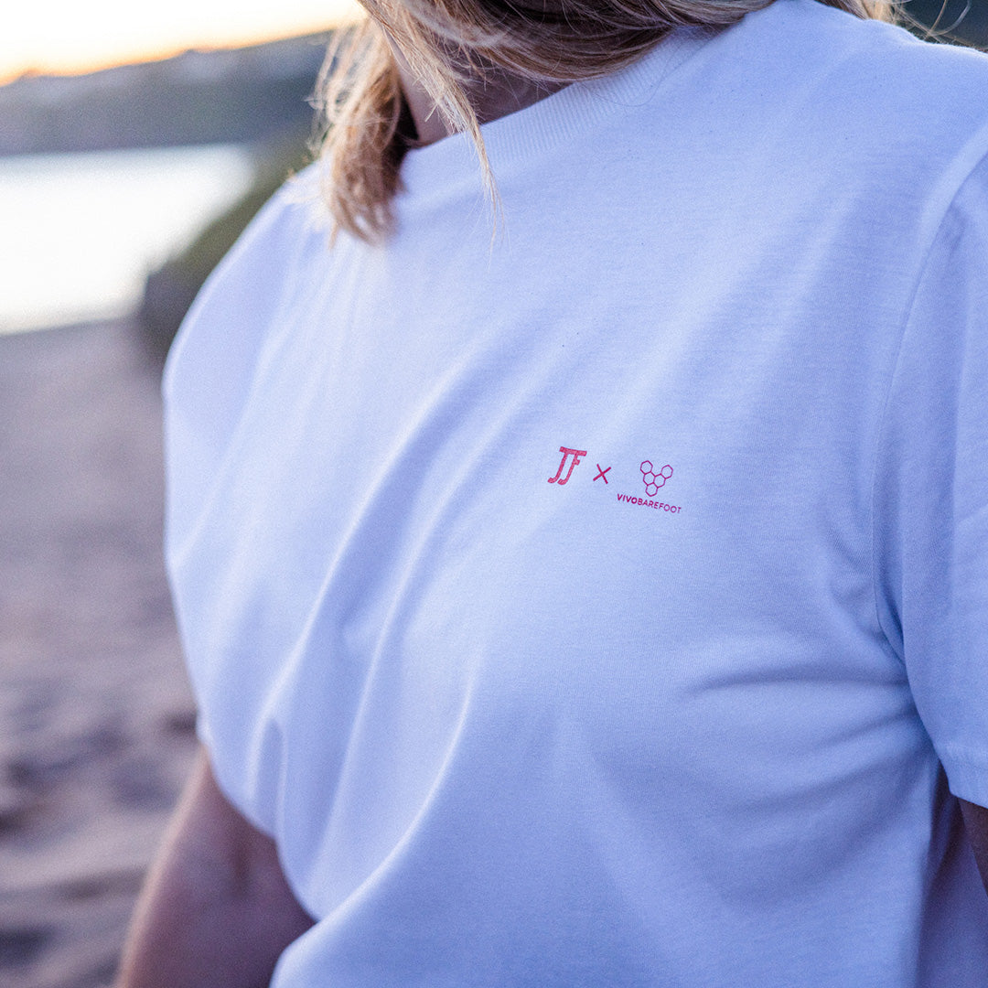 Vivobarefoot Force Of Nature T-Shirt Unisex – White