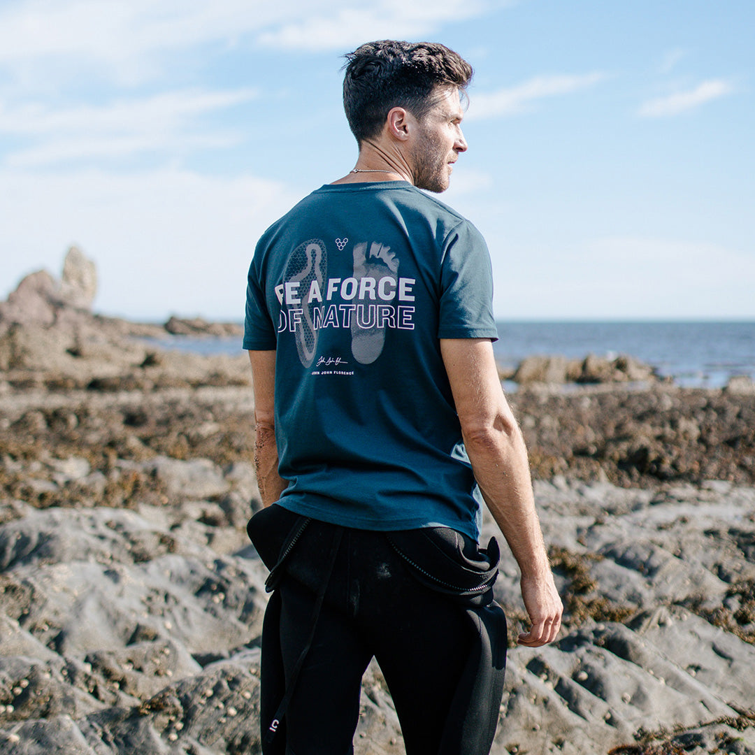 Vivobarefoot Force Of Nature T-Shirt Unisex – Midnight