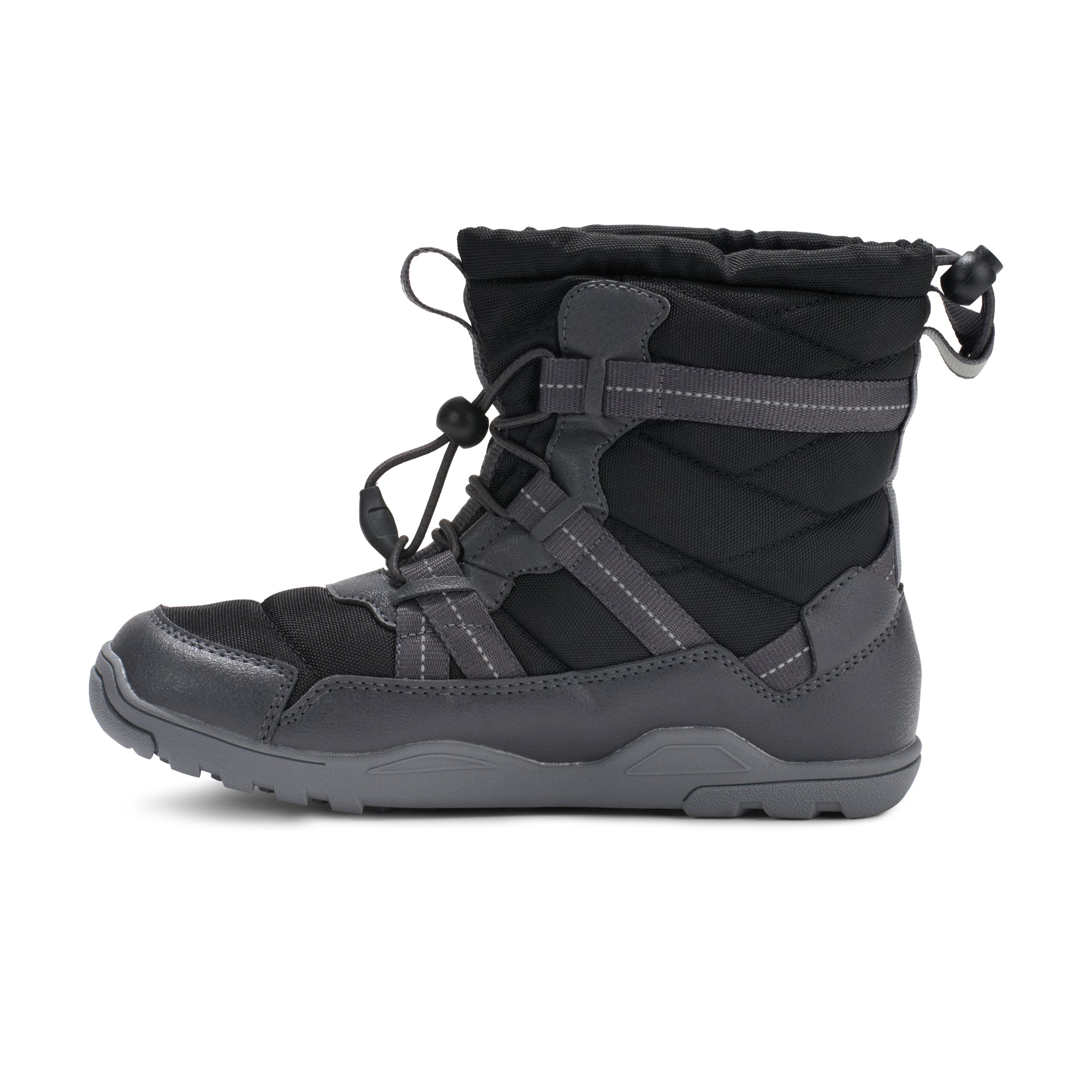 Xero Shoes Alpine Pull On Big Kids – Black