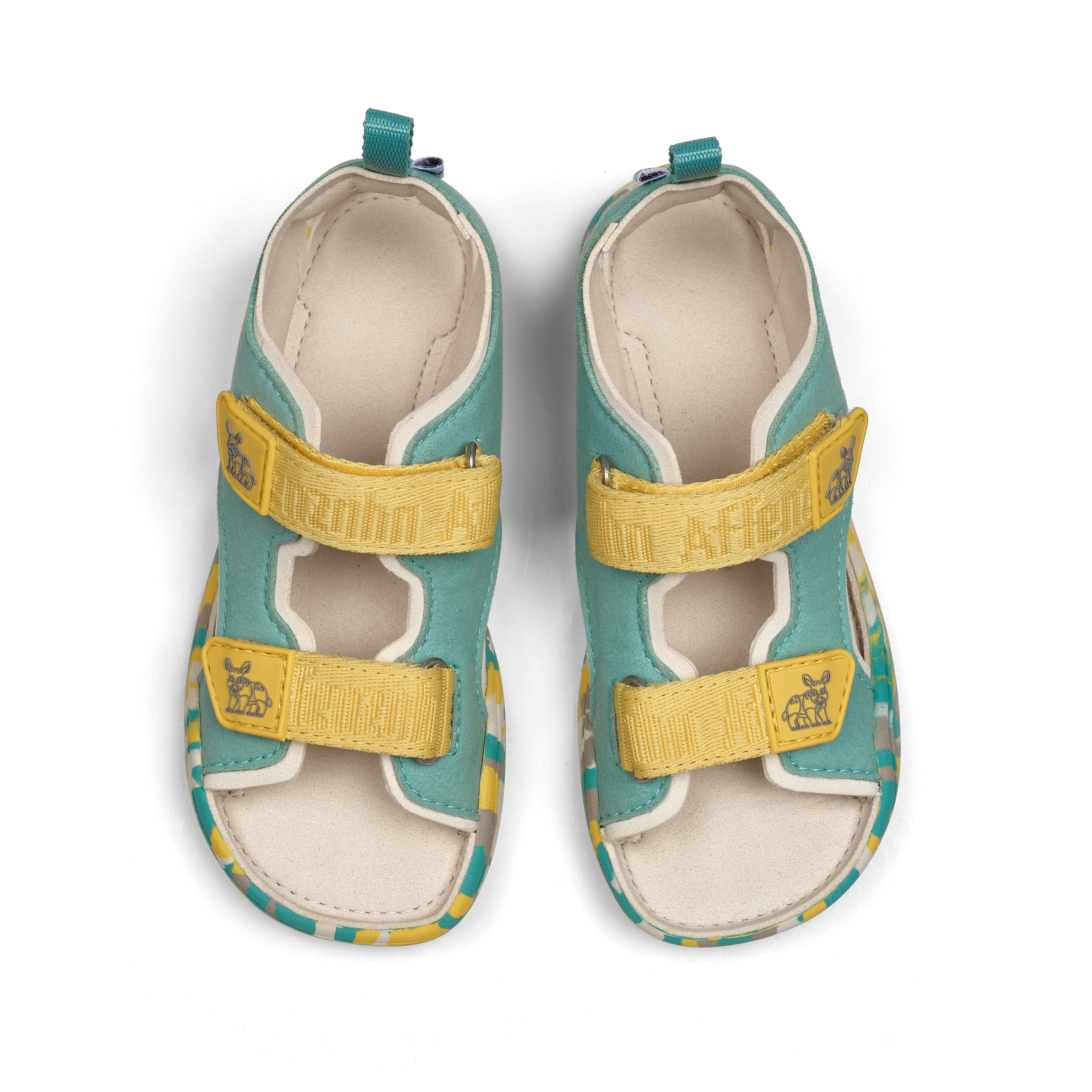 Affenzahn Sandal Vegan Airy barfodssko til børn i farven Rhino, detalje