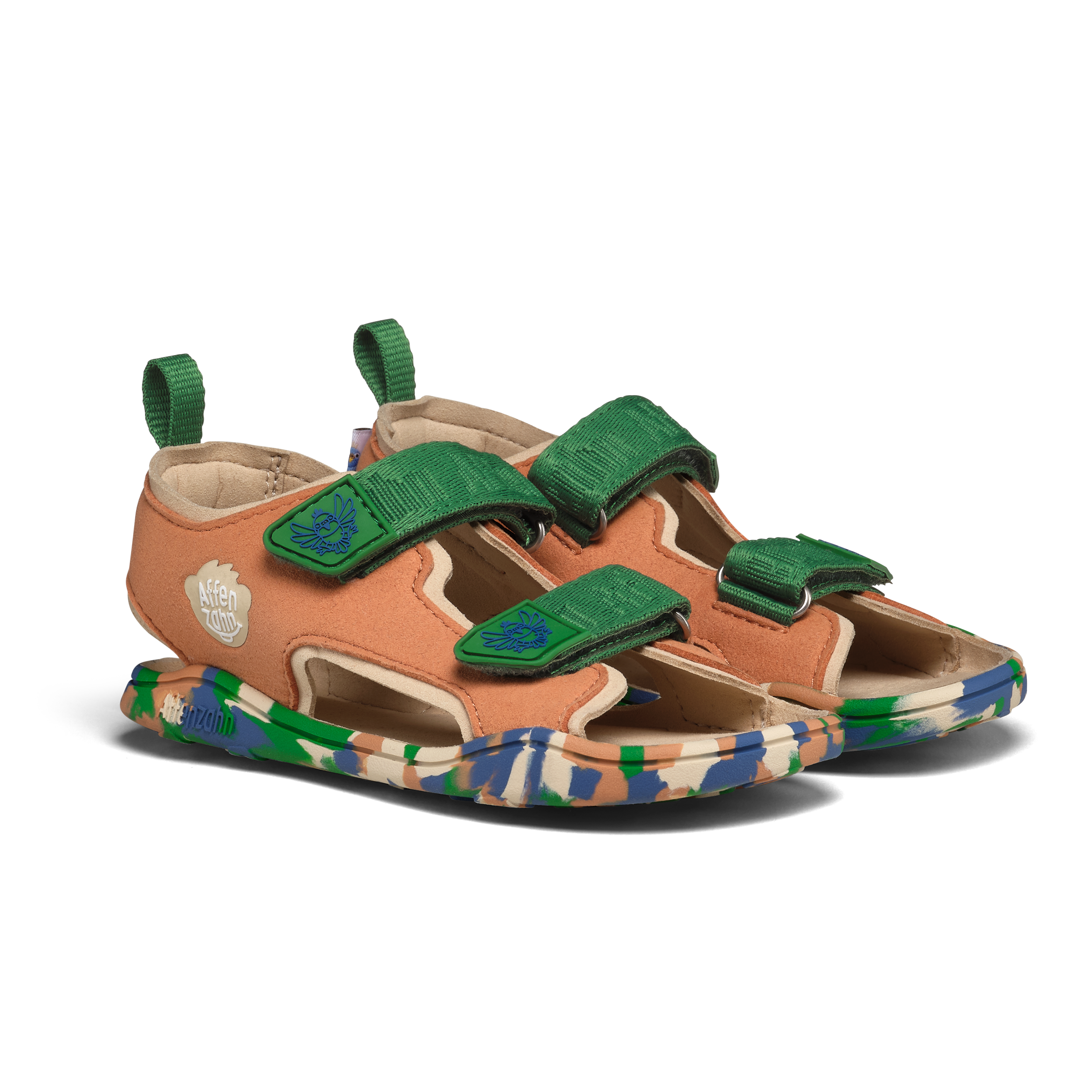 Affenzahn Sandal Vegan Airy barfodssko til børn i farven Bird of Paradise, forfra