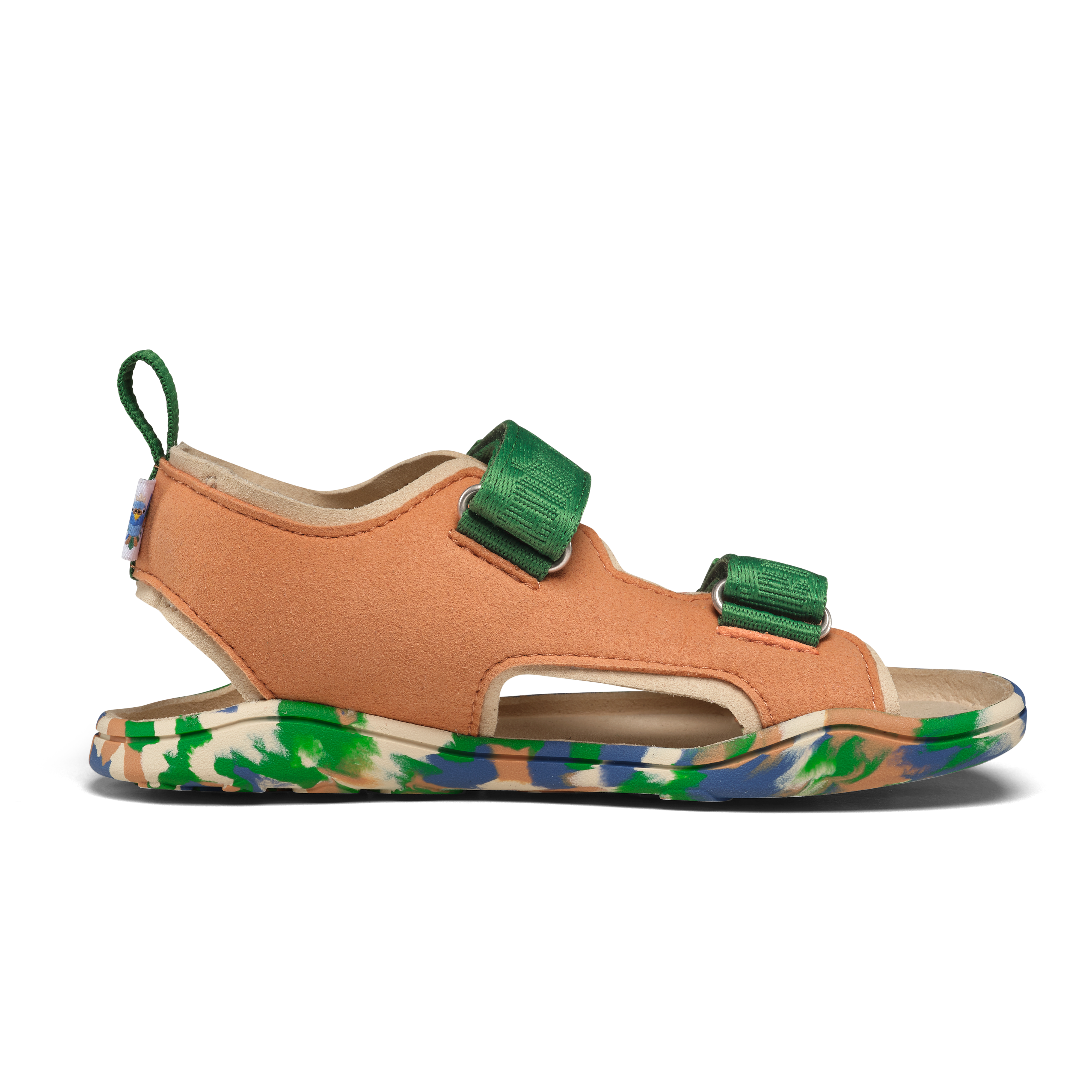 Affenzahn Sandal Vegan Airy barfodssko til børn i farven Bird of Paradise, detalje