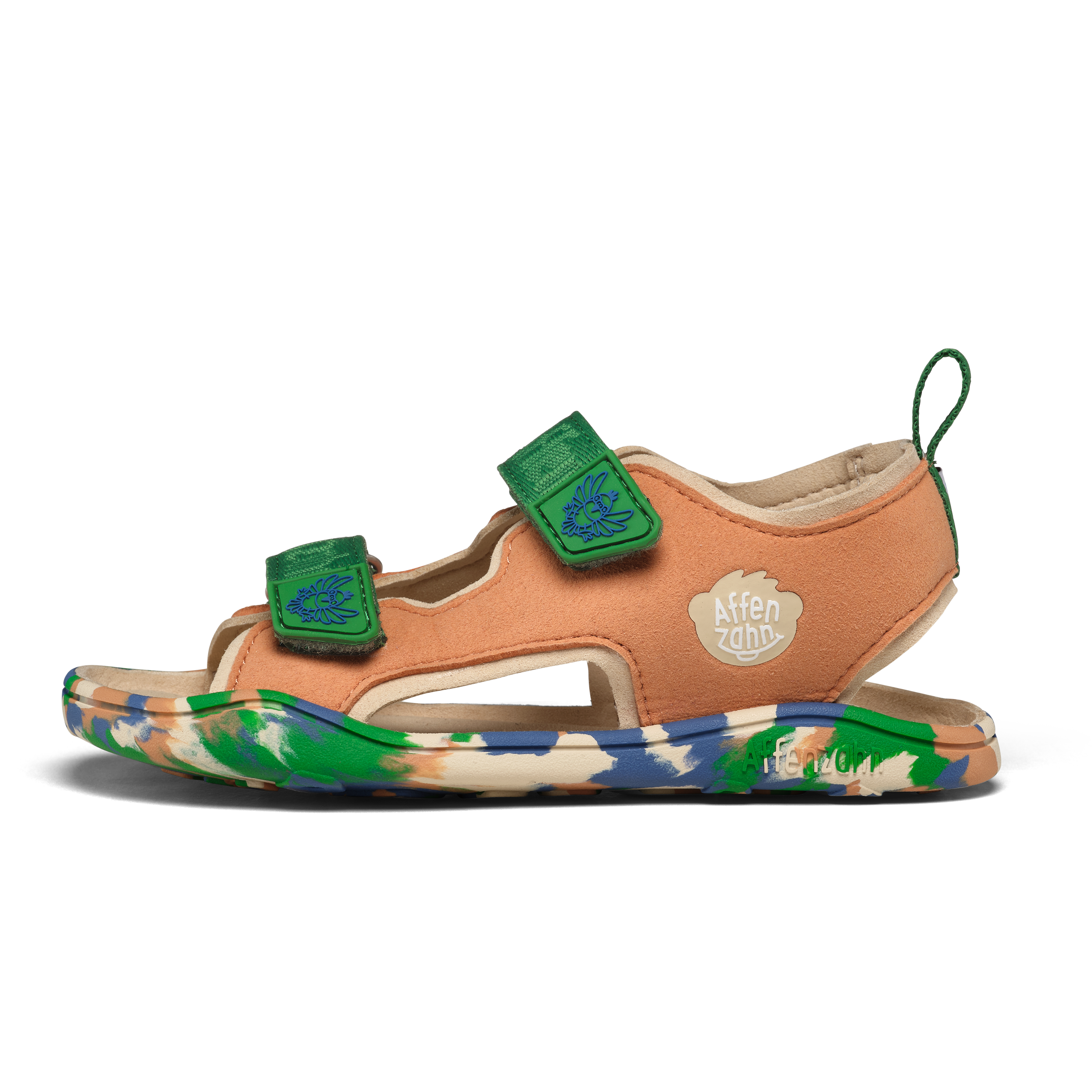 Affenzahn Sandal Vegan Airy barfodssko til børn i farven Bird of Paradise, detalje