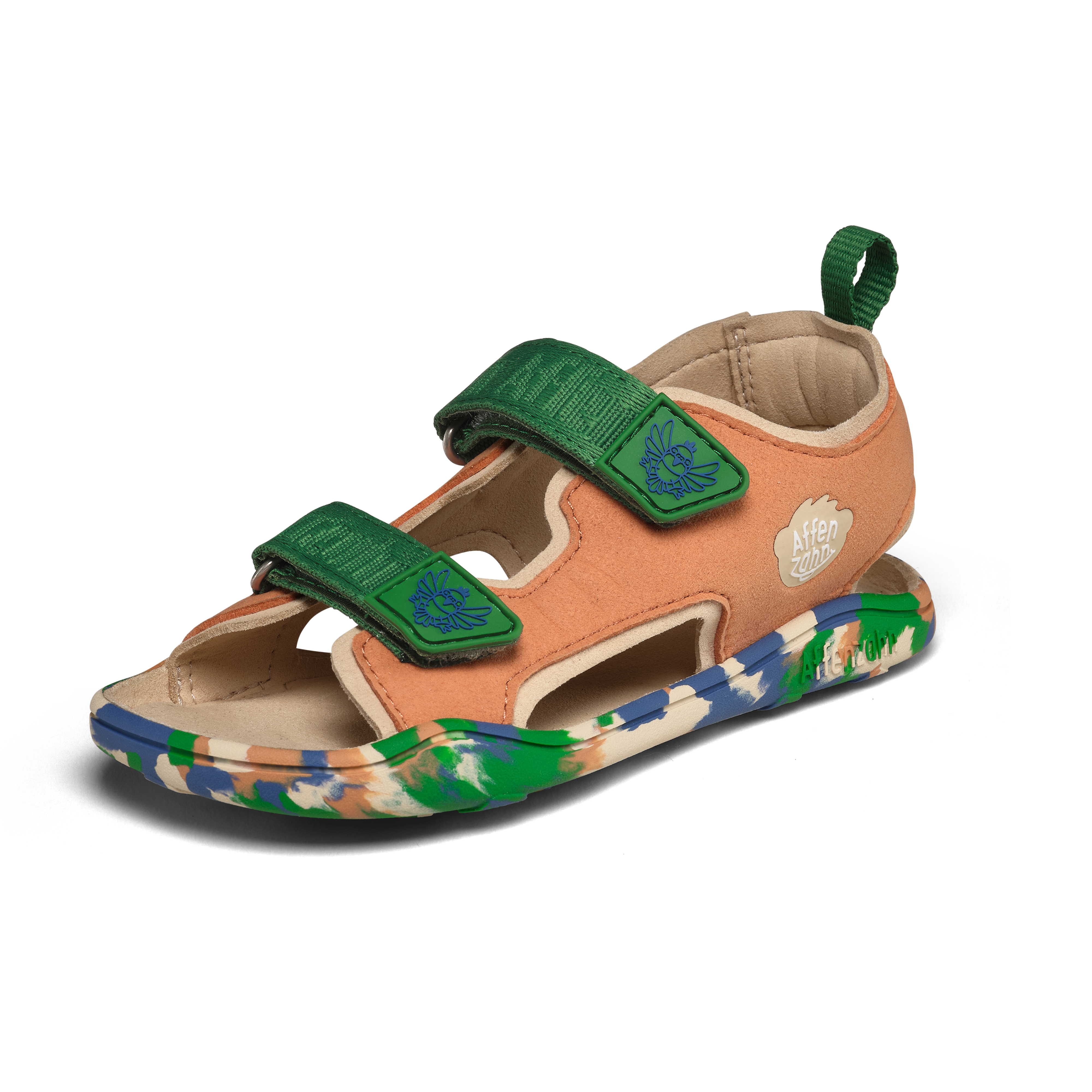 Affenzahn Sandal Vegan Airy barfodssko til børn i farven Bird of Paradise, sål