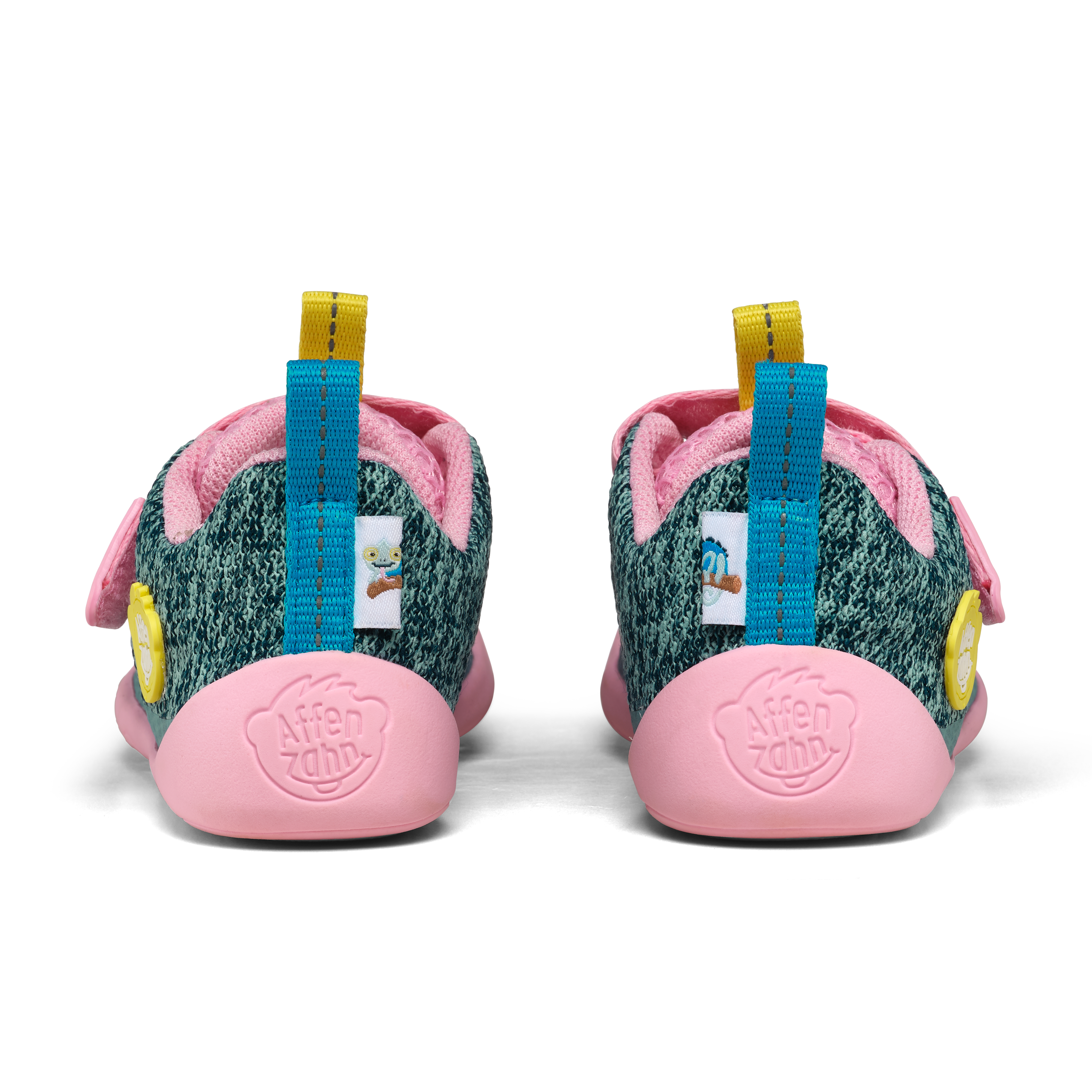 Affenzahn Sneaker Knit Happy barfodssko til børn i farven Chameleon, set fra siden