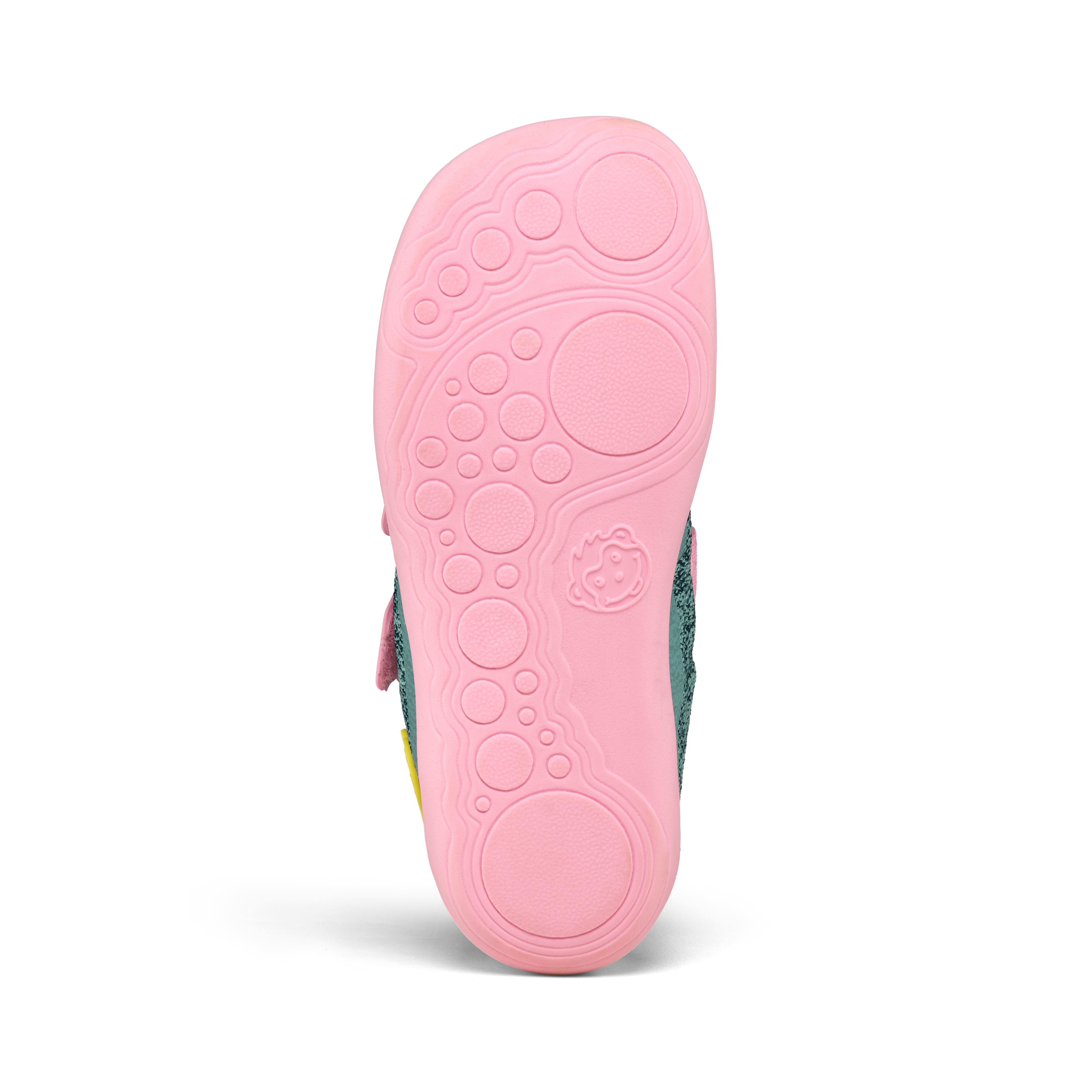 Affenzahn Sneaker Knit Happy barfodssko til børn i farven Chameleon, set fra siden
