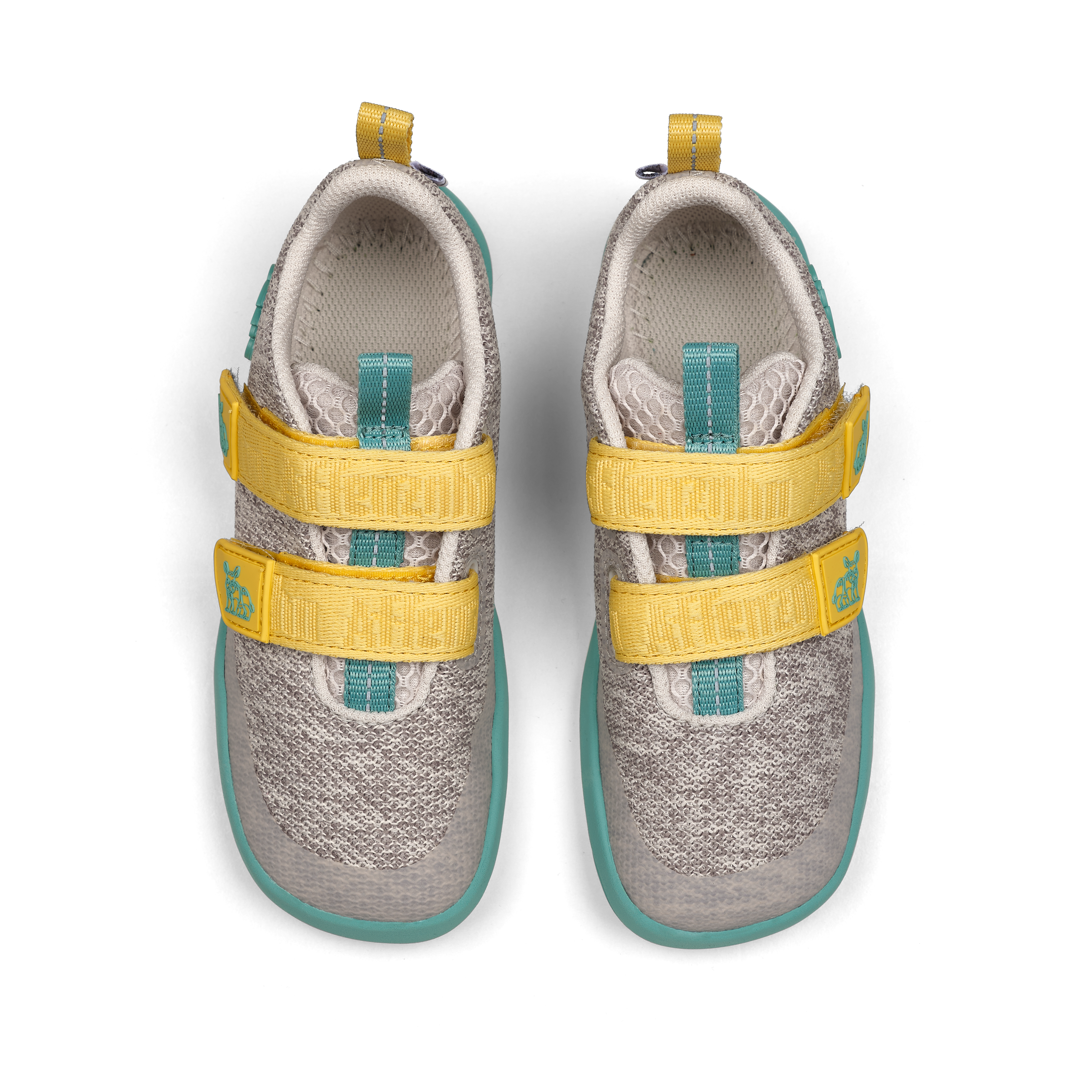 Affenzahn Sneaker Knit Happy barfodssko til børn i farven Rhino, detalje