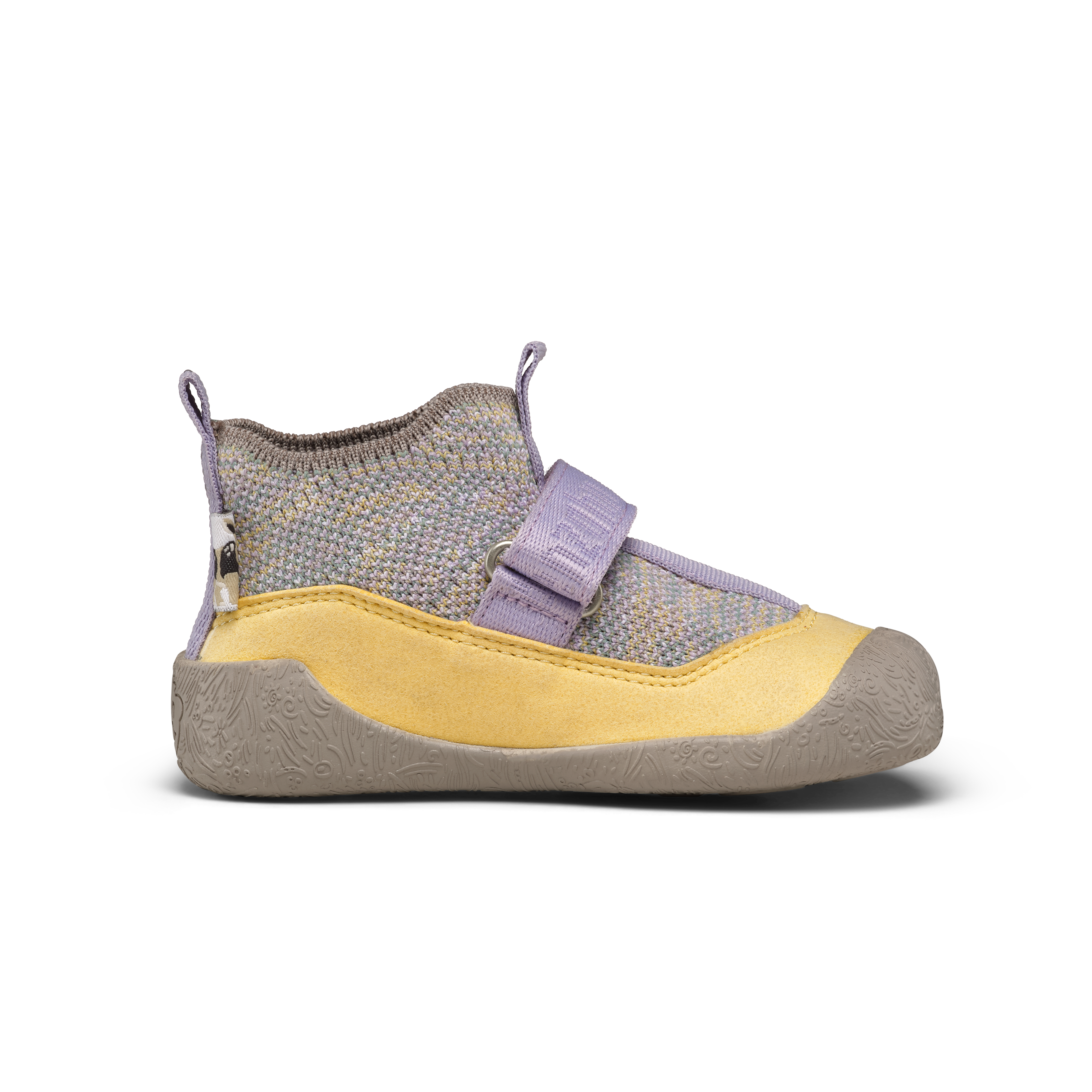 Affenzahn Prewalker Knit Toddly barfodssko til børn i farven Rhino, detalje