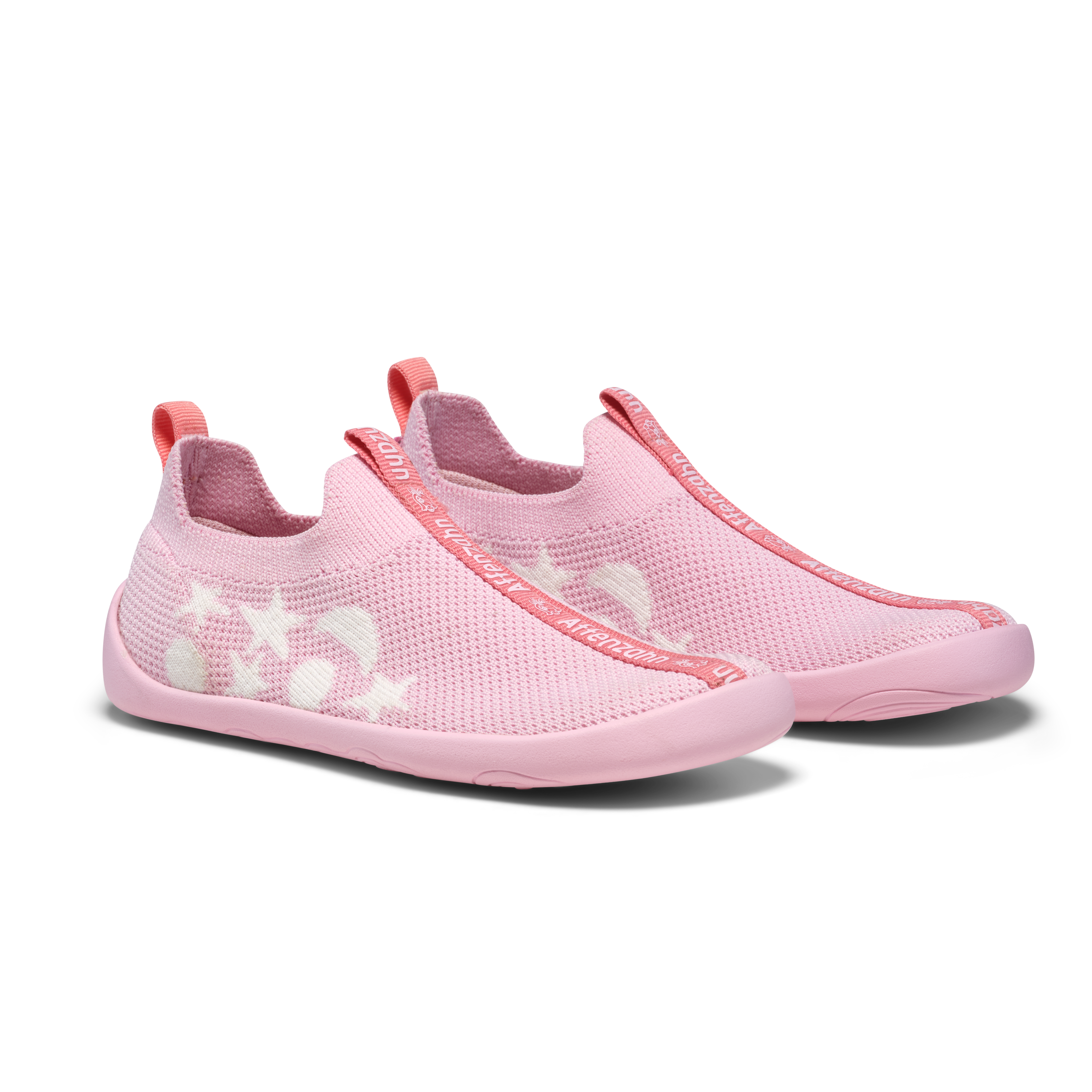Affenzahn Slipper Knit Flinky barfodssko til børn i farven Unicorn, forfra