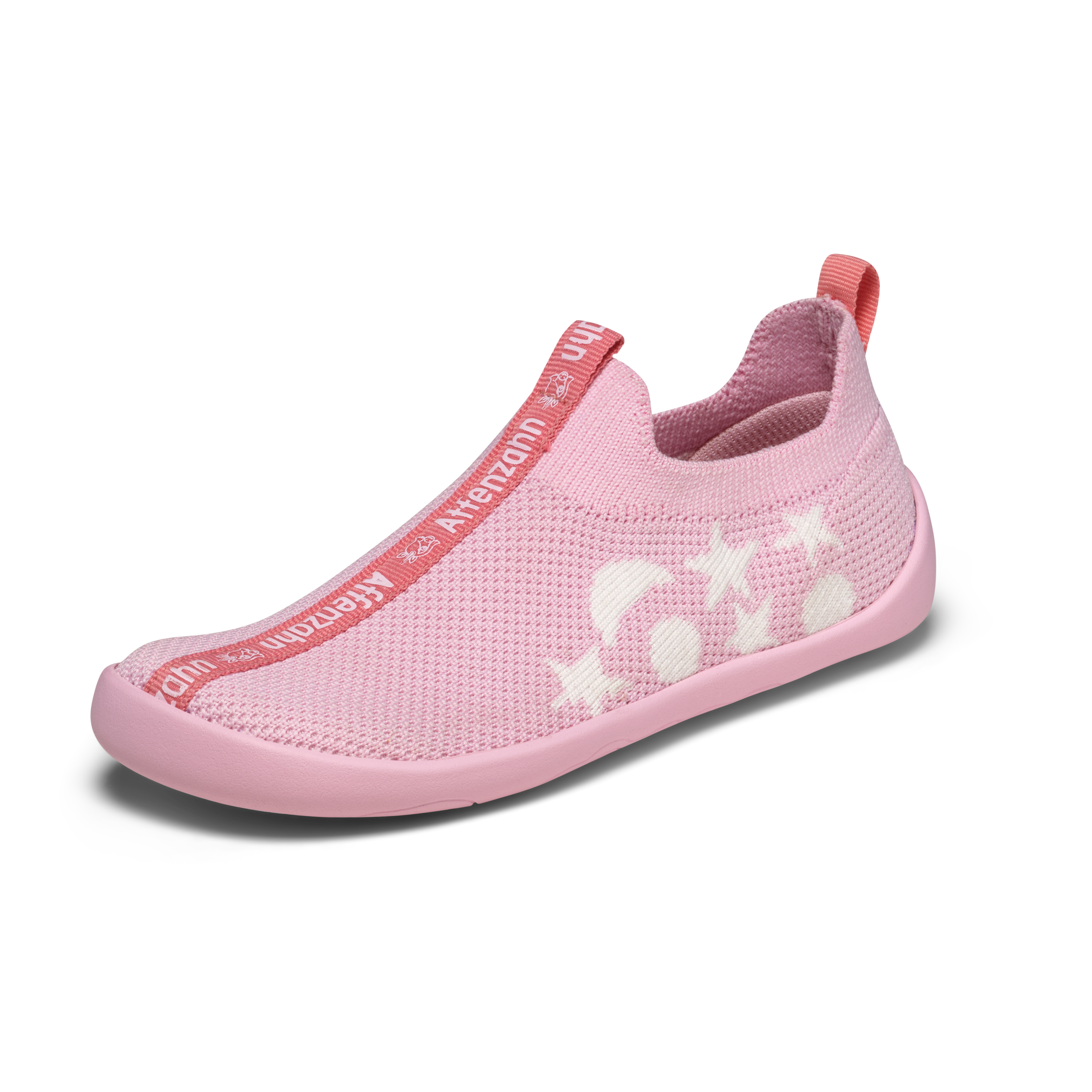 Affenzahn Slipper Knit Flinky barfodssko til børn i farven Unicorn, sål