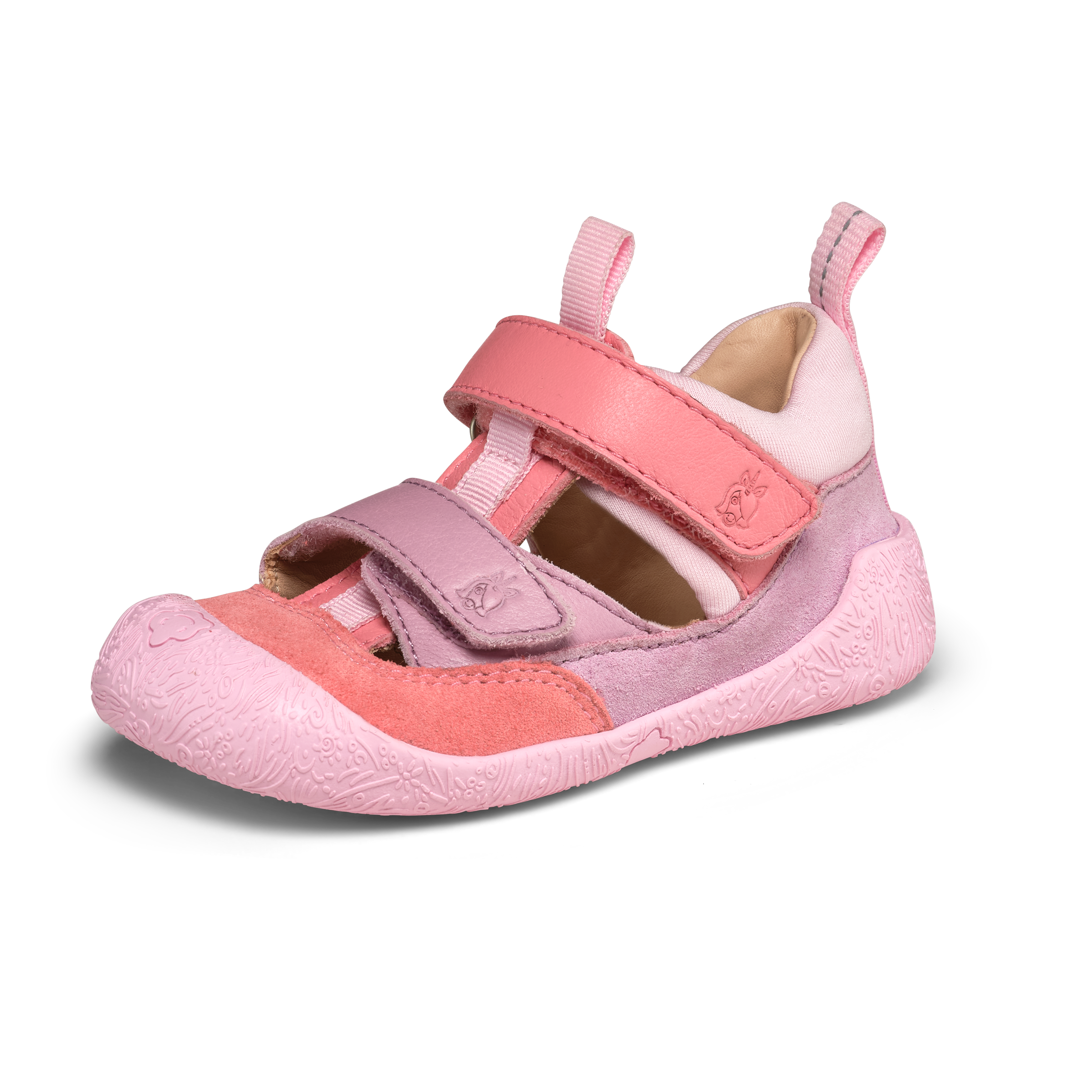 Affenzahn Prewalker Leather Freely barfodssko til børn i farven Unicorn, sål