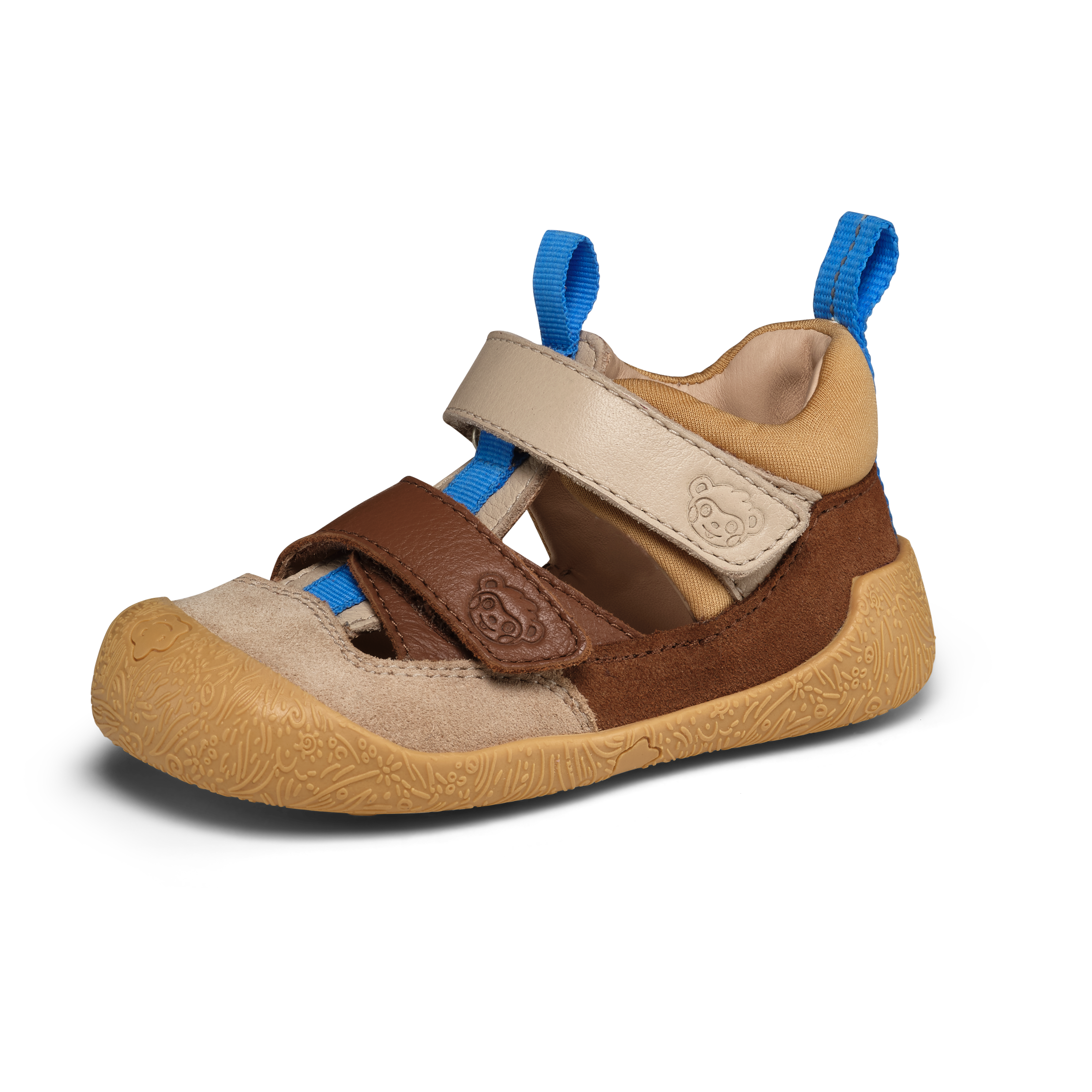 Affenzahn Prewalker Leather Freely barfodssko til børn i farven Affenzahn, sål
