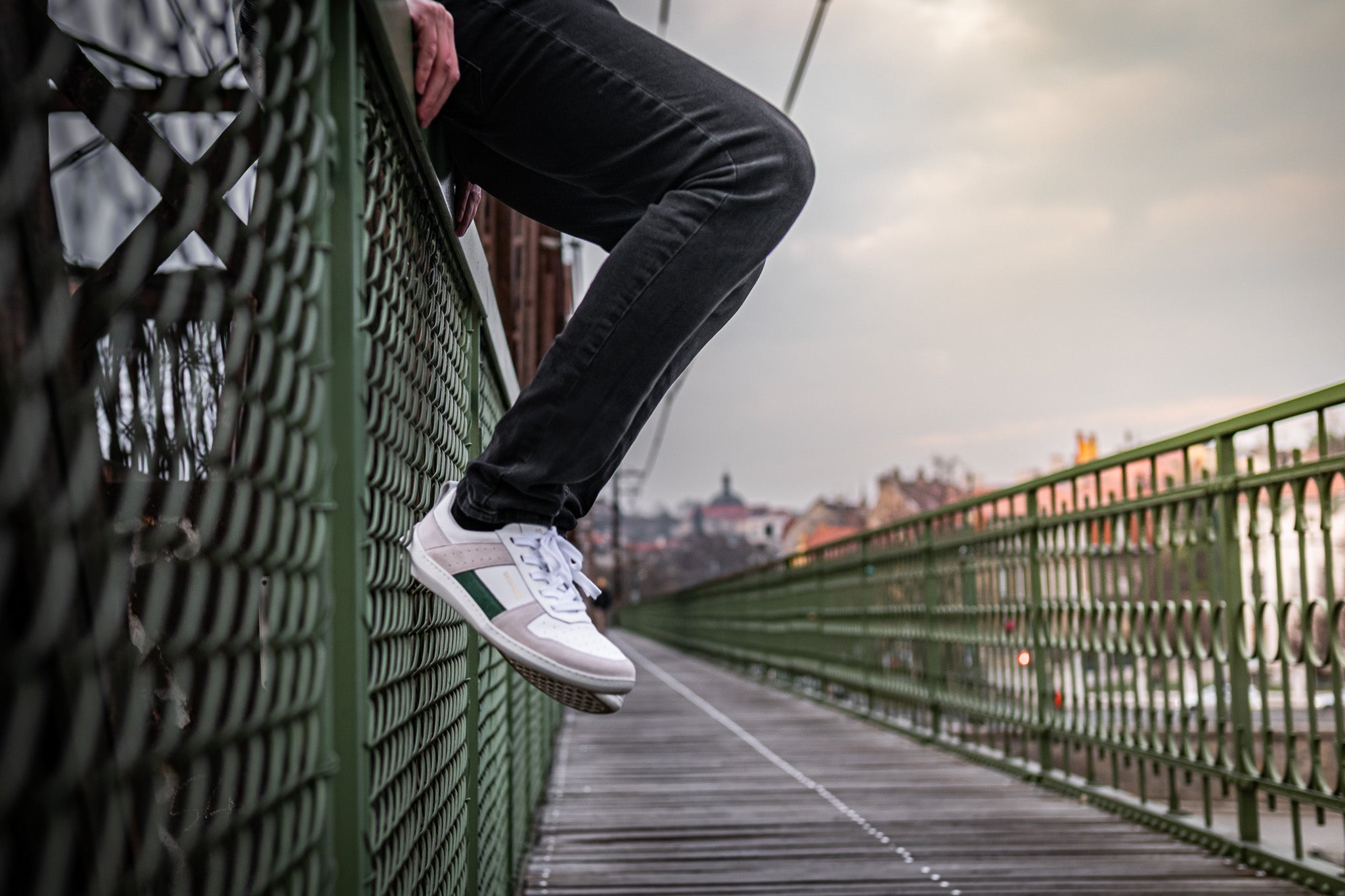 Skinners Oldschooler II – Green/White