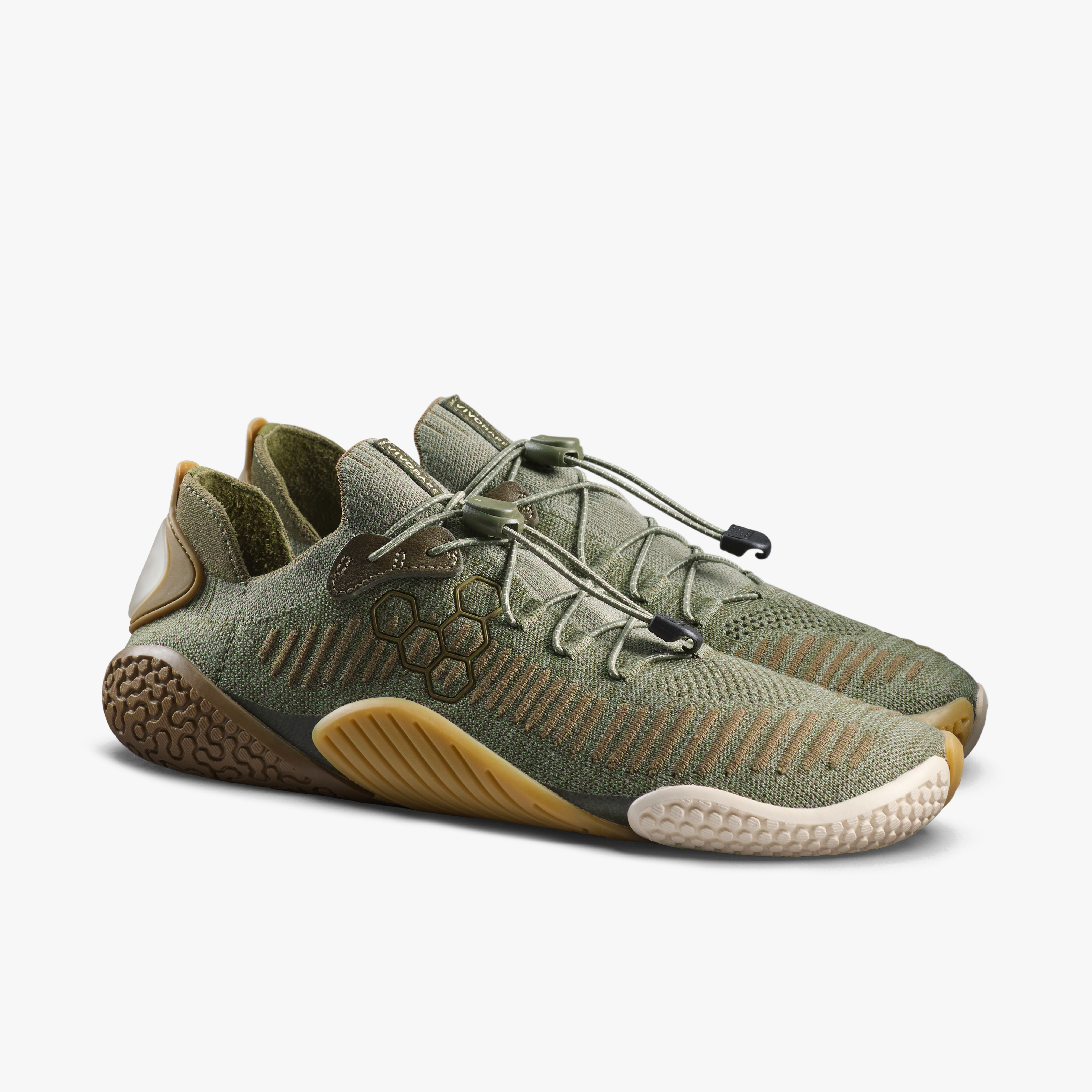 Vivobarefoot Motus Flex Natural Womens Moss - Pair view