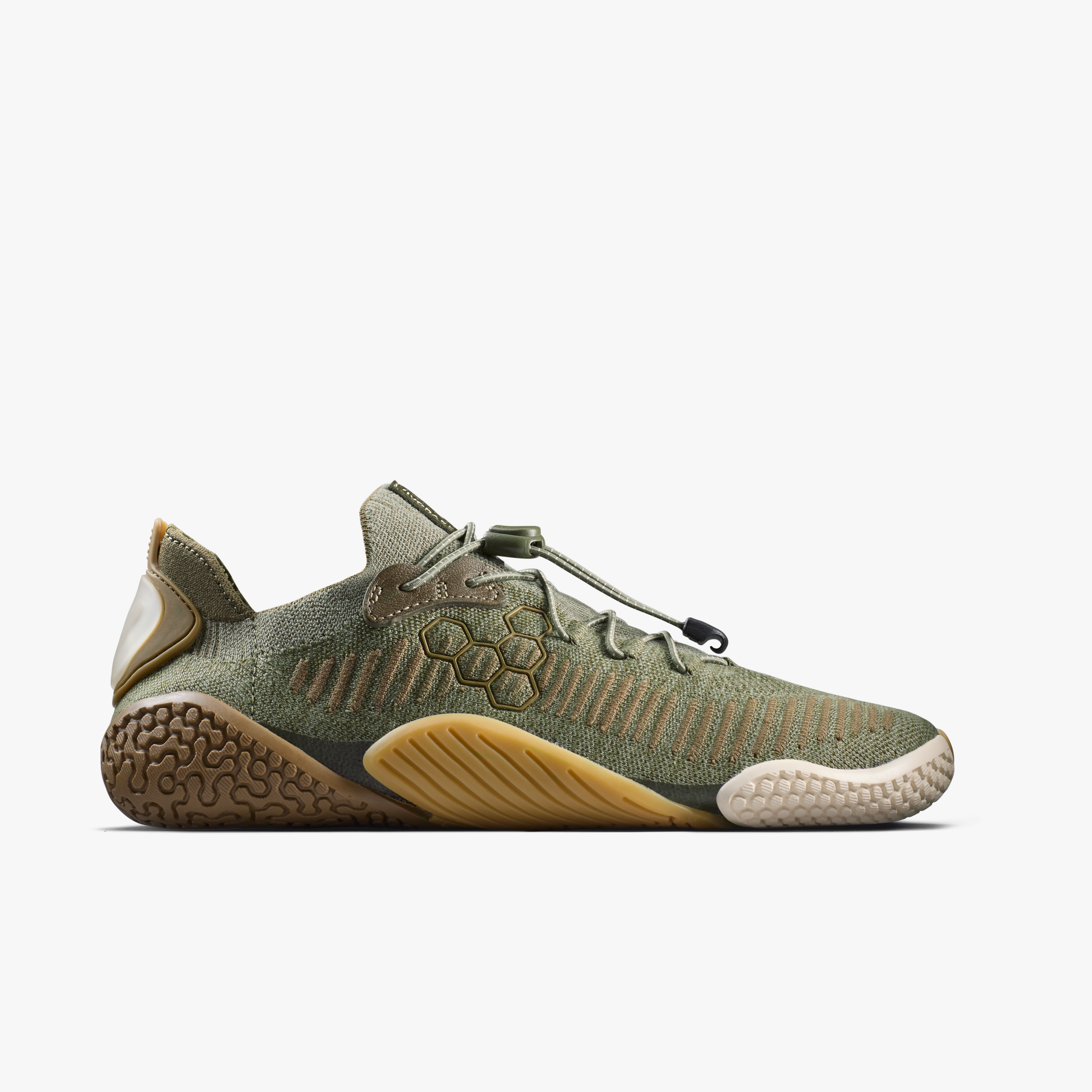 Vivobarefoot Motus Flex Natural Womens Moss - Side view