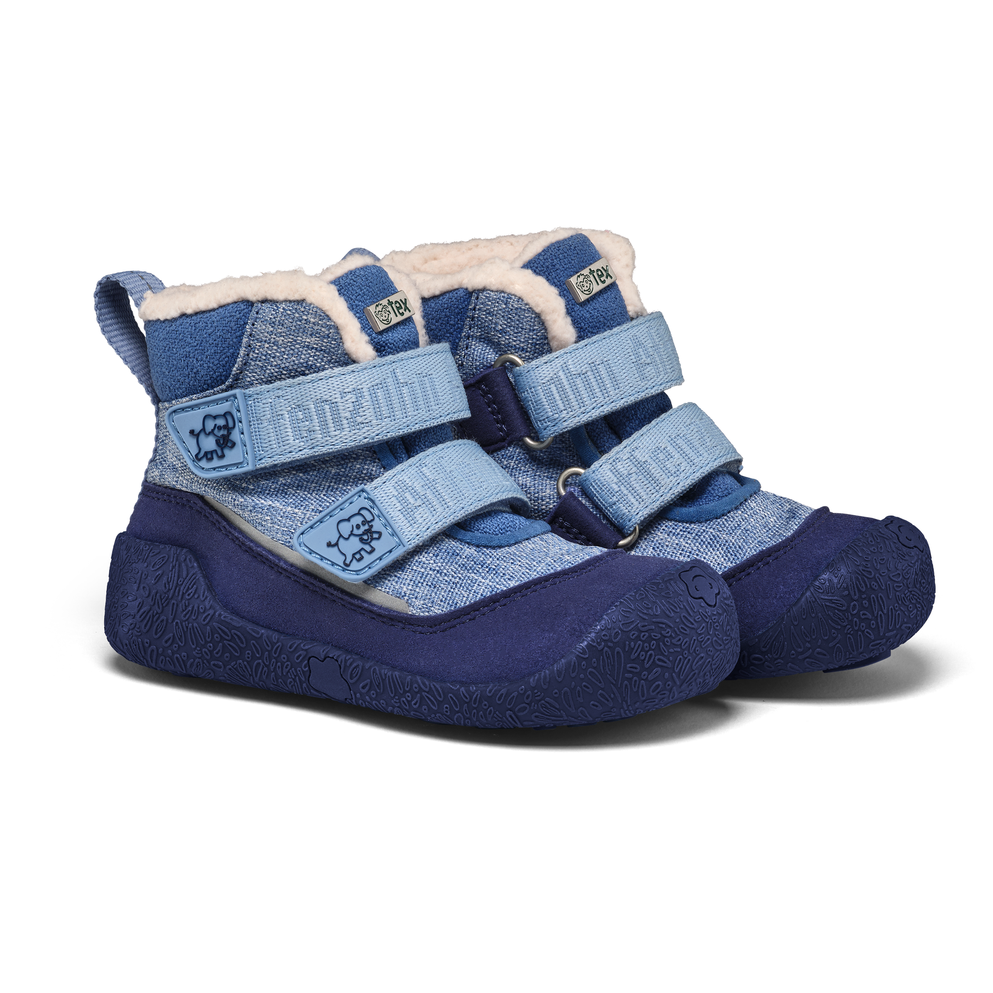 Affenzahn Prewalker Midboot Vegan Snuggy – Elephant