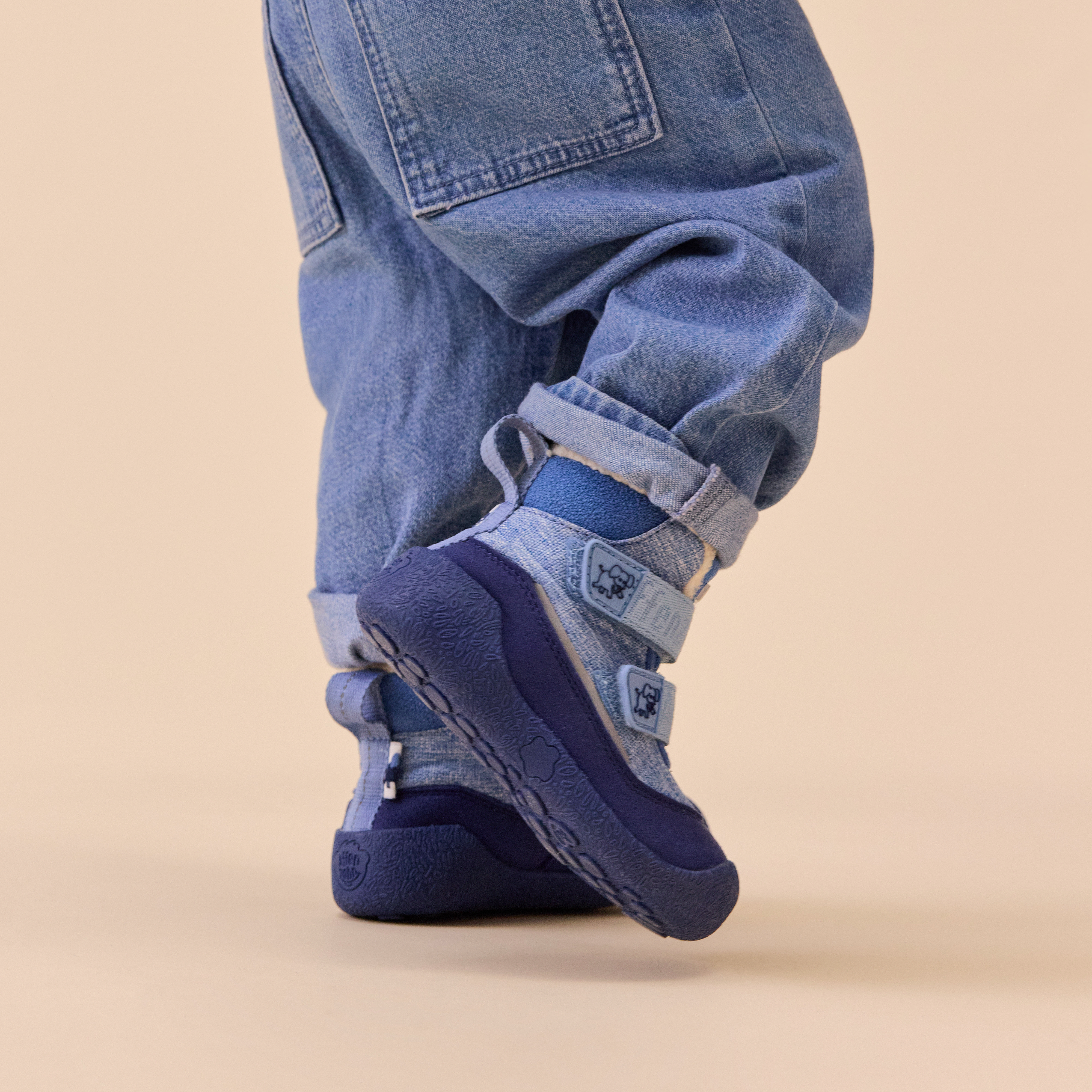 Affenzahn Prewalker Midboot Vegan Snuggy – Elephant