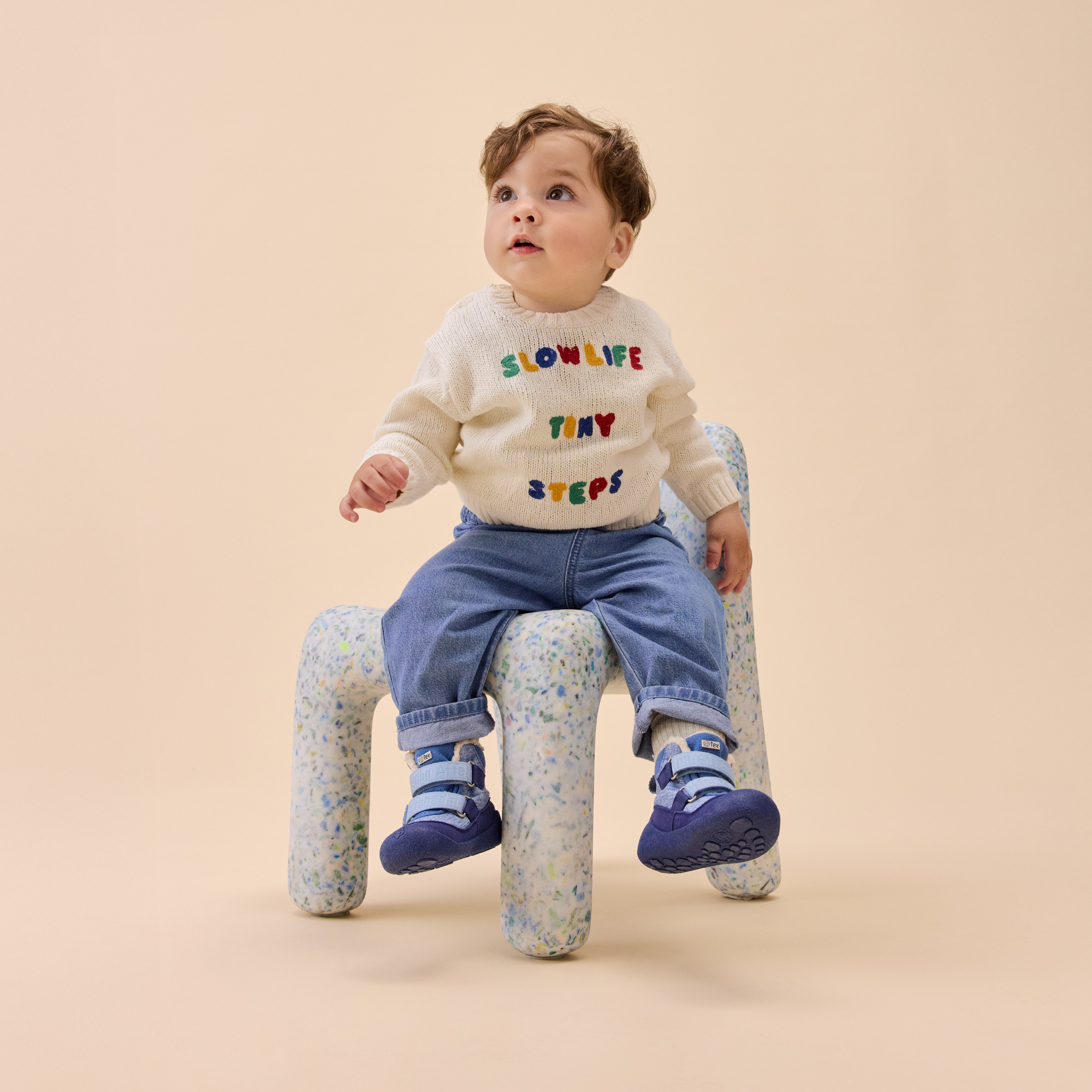 Affenzahn Prewalker Midboot Vegan Snuggy – Elephant